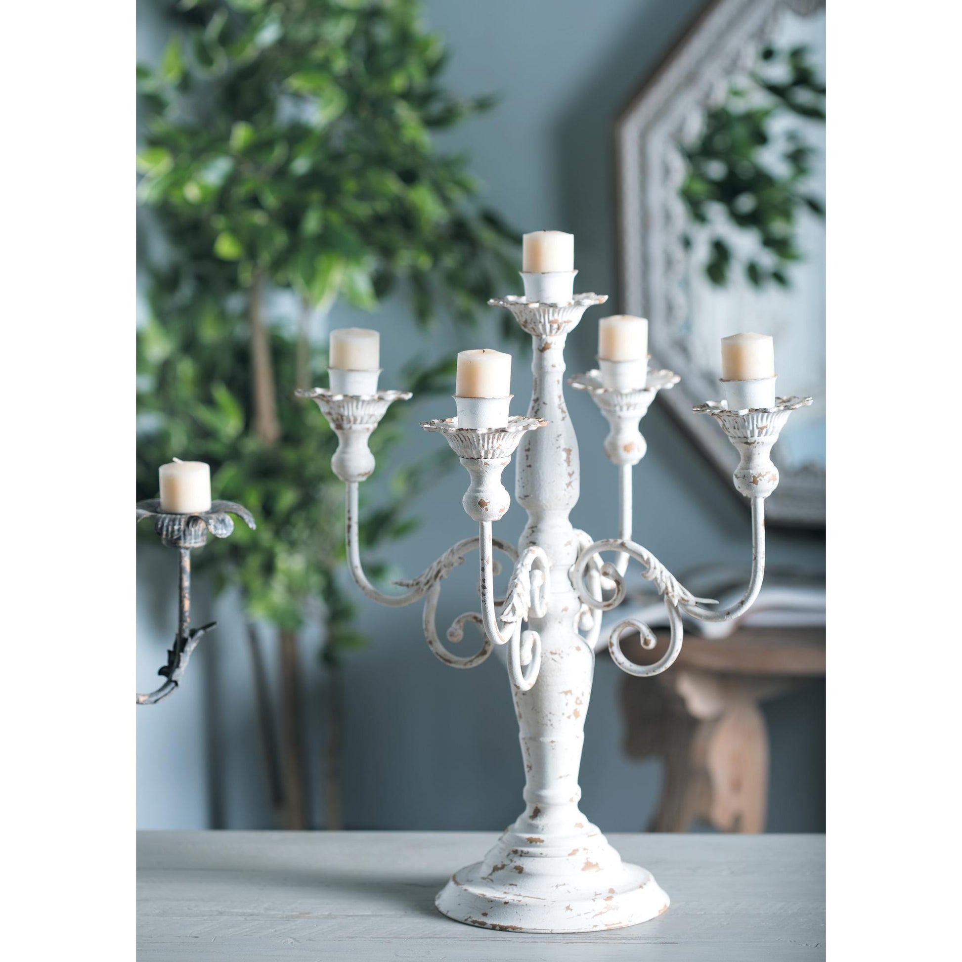 Scroll Metal Decorative Candelabra