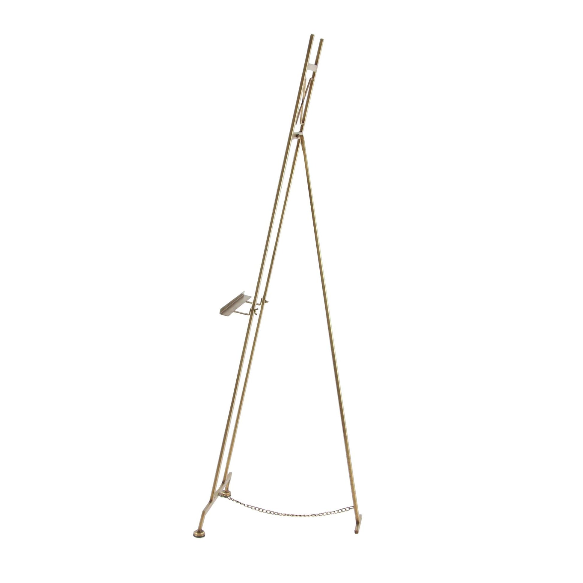 Metal Extra Large Adjustable 3 Tier Display Easel with Chain Support 16" x 19" x 57"