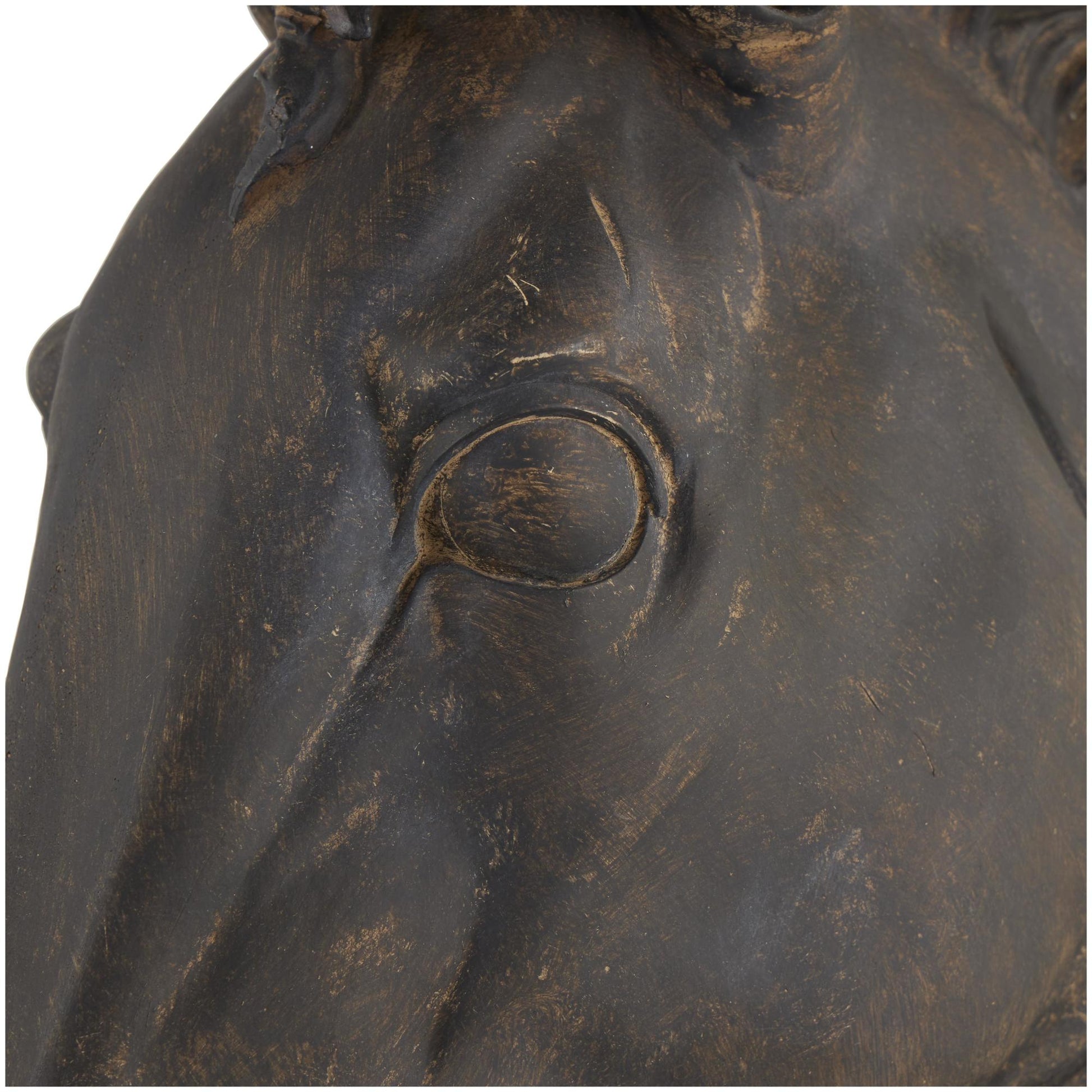 Horse Brown Polystone Decorative Sculpture
