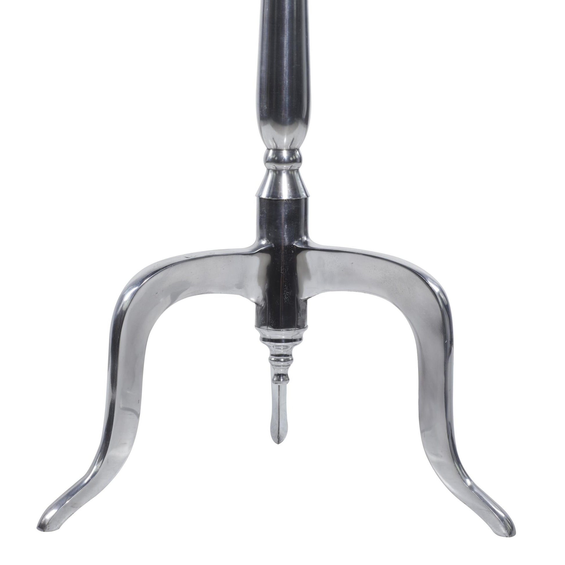 Silver Metal 5 Hook Freestanding Coat Rack