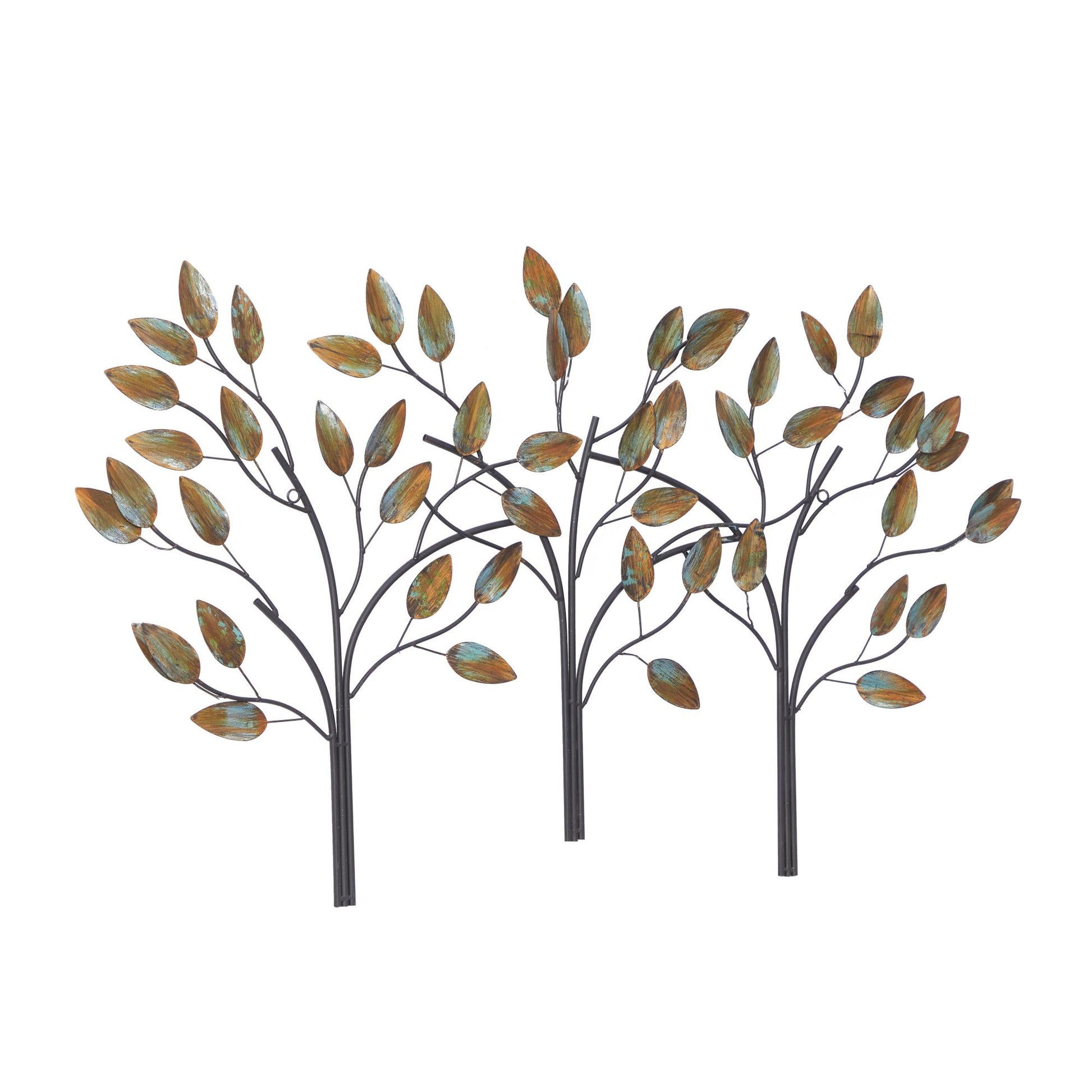 Tree Brown Metal Home Wall Decor