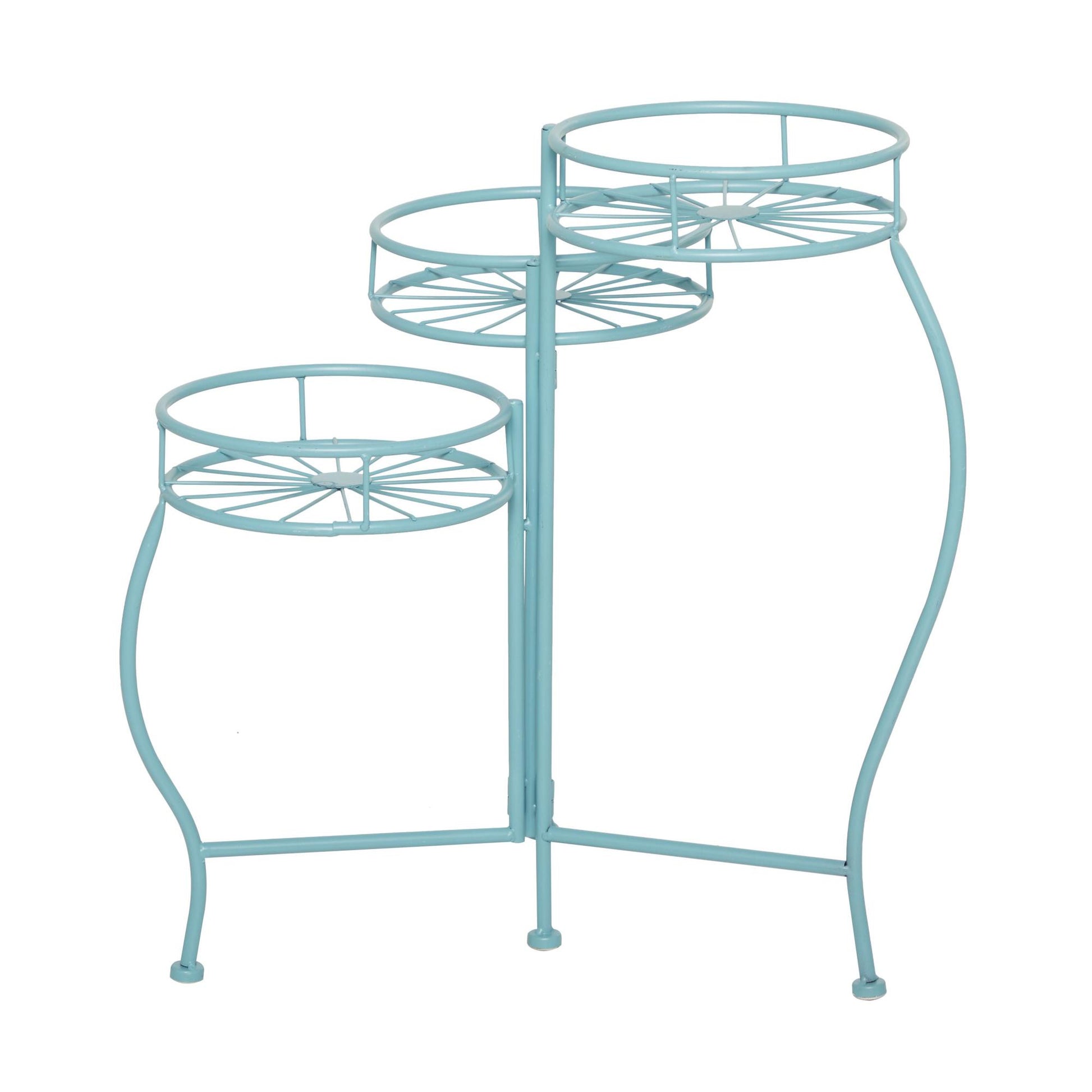 Starburst Metal 3 Tier Indoor Outdoor Plantstand