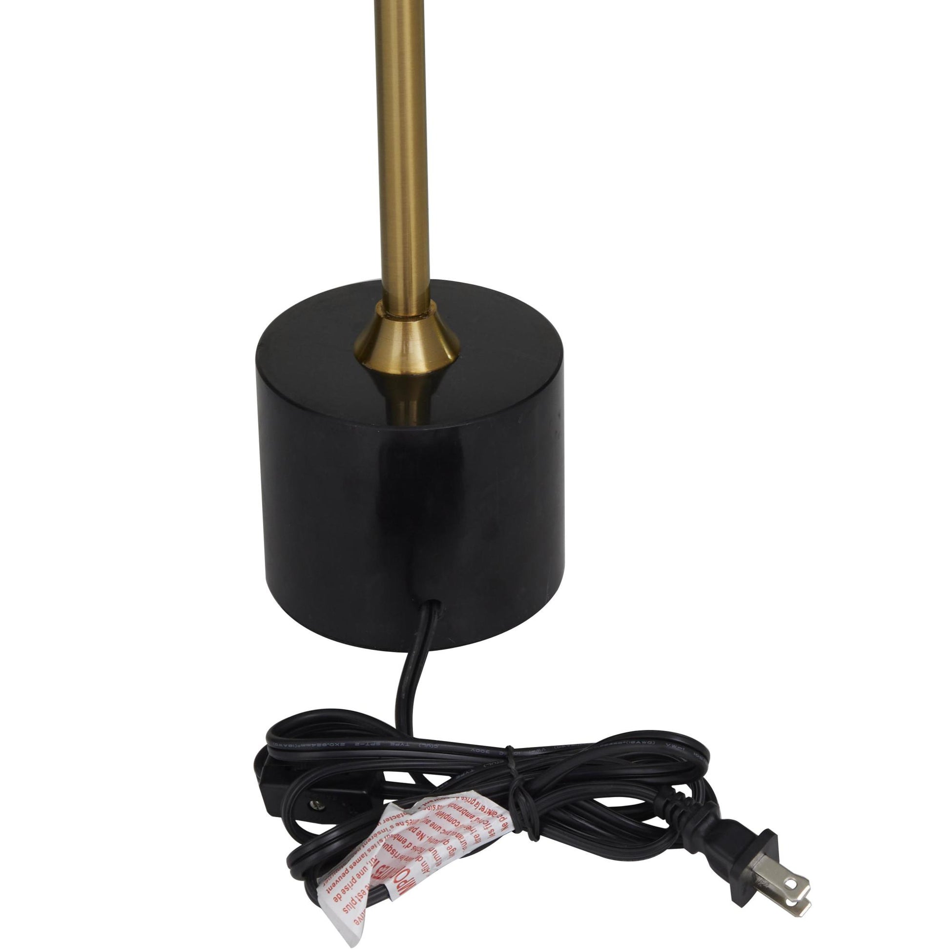 Metal Umbrella Style Room Desk Lamp with Black Marble Base