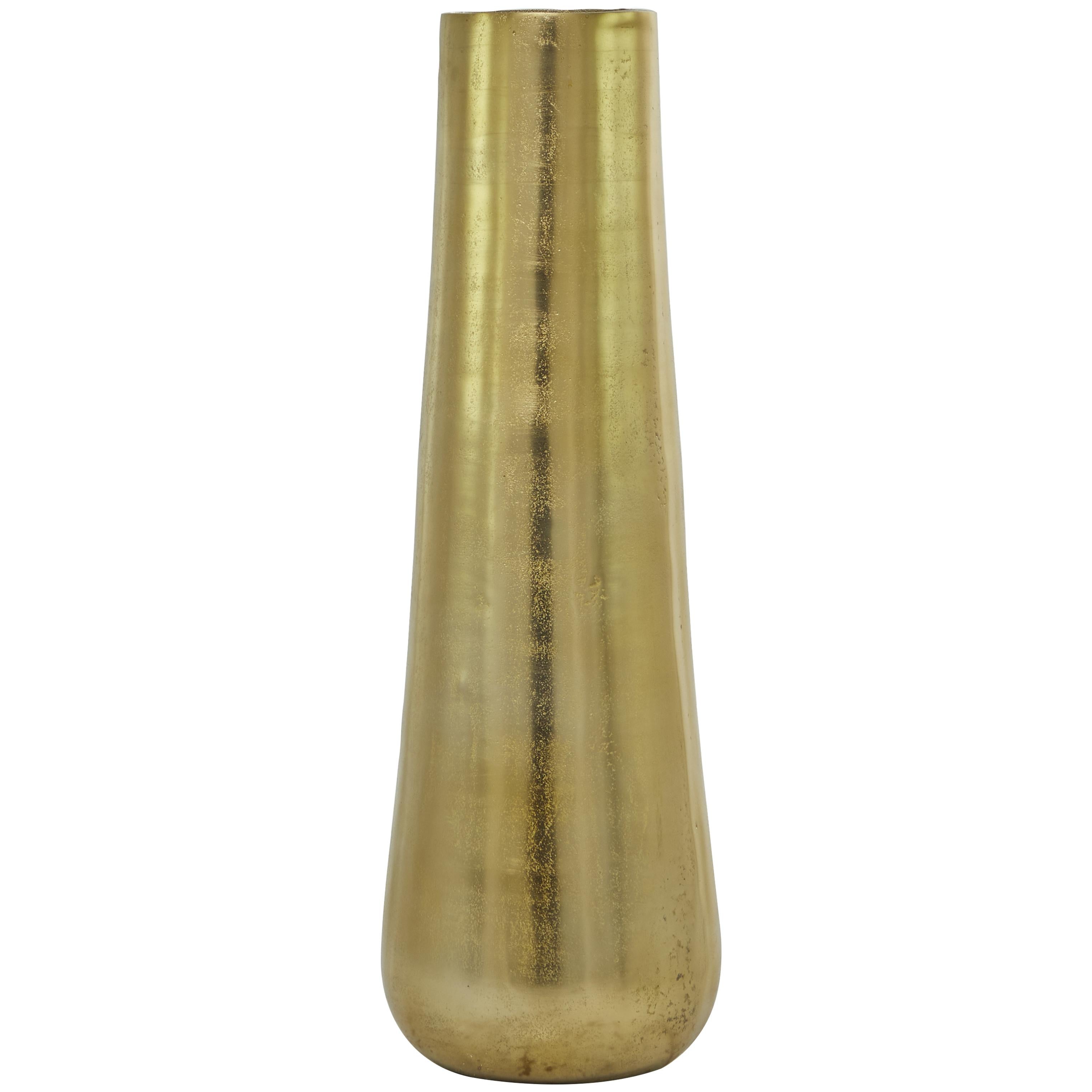 Aluminum Metal Decorative Vase