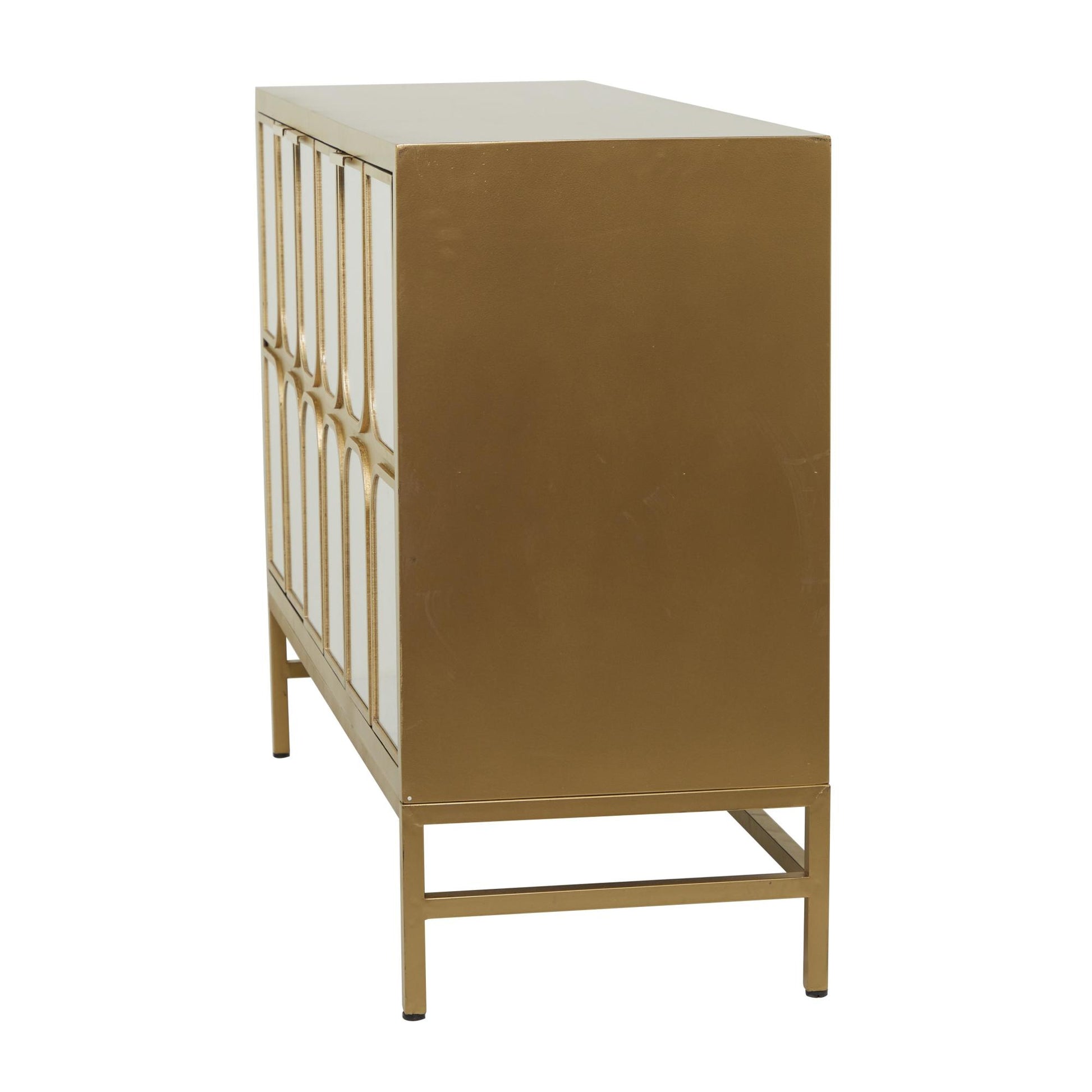 Wooden 3 Door Room Cabinet with Mirrored Front