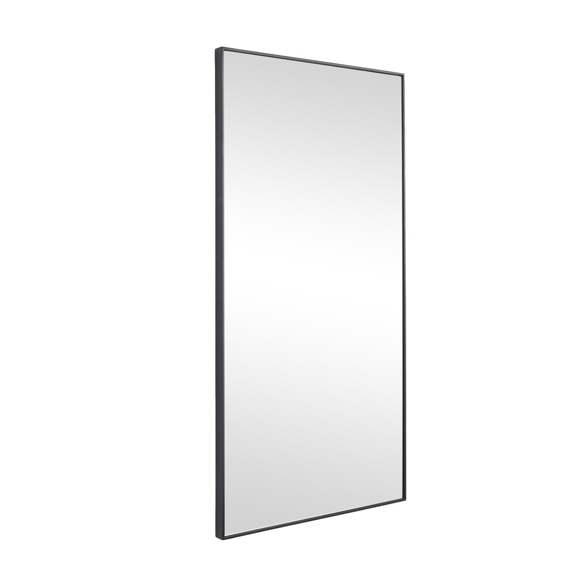 Wooden Room Wall Mirror with Thin Frame