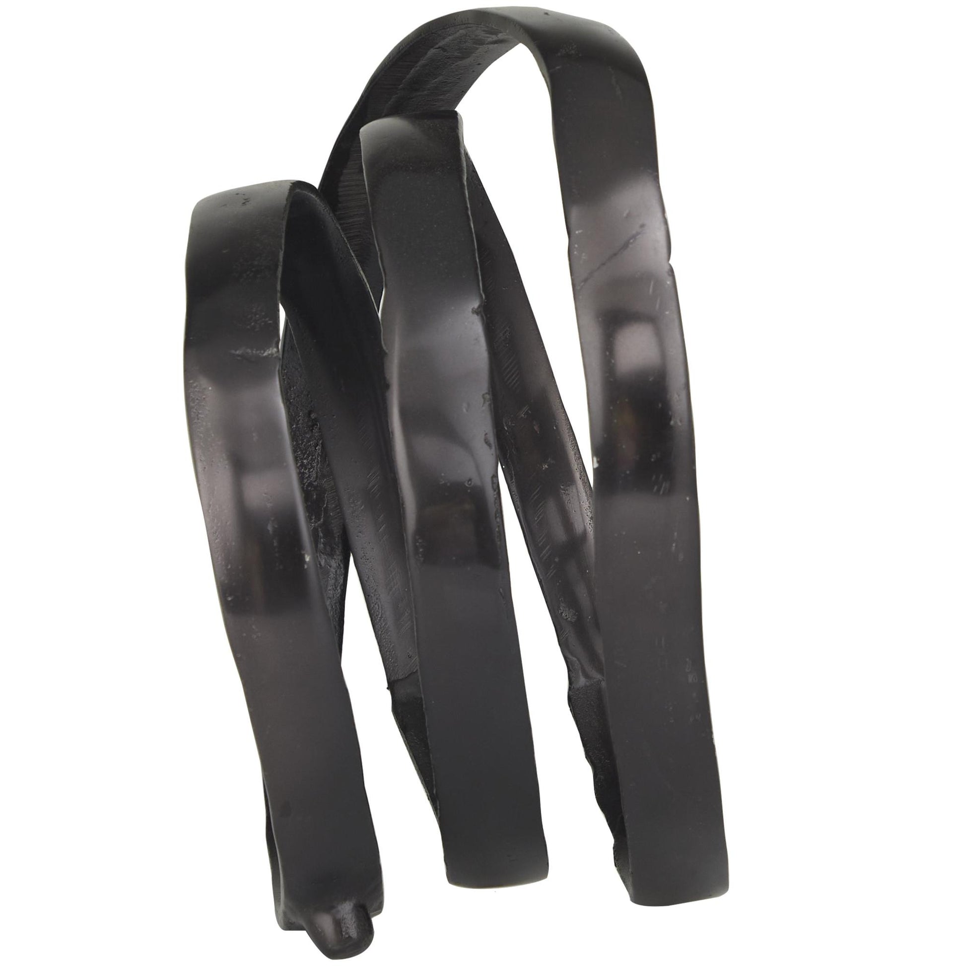 Abstract Aluminum Metal Looped Decorative Sculpture