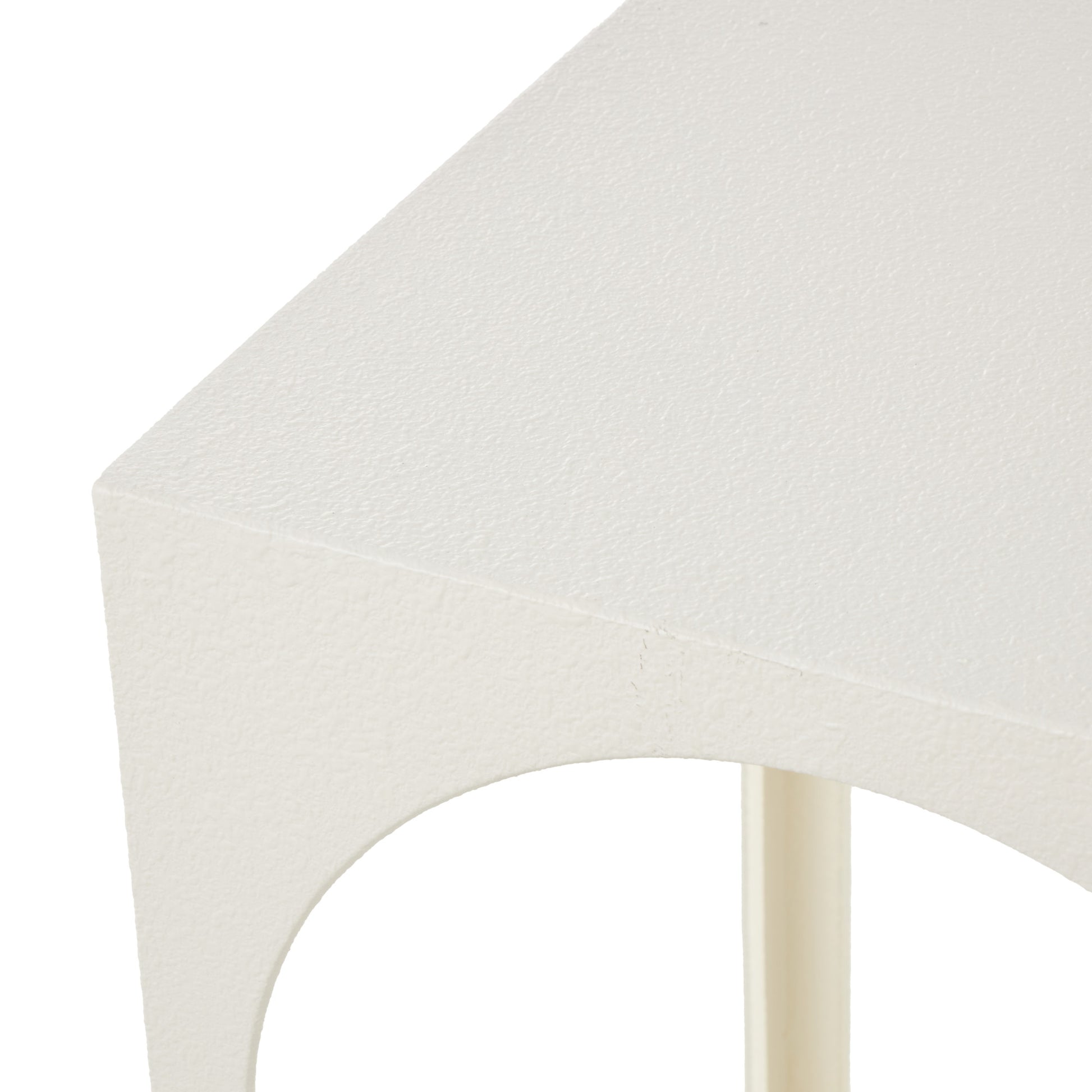 Set of 3 Metal Nested Side End Accent Table with Arched Cutouts