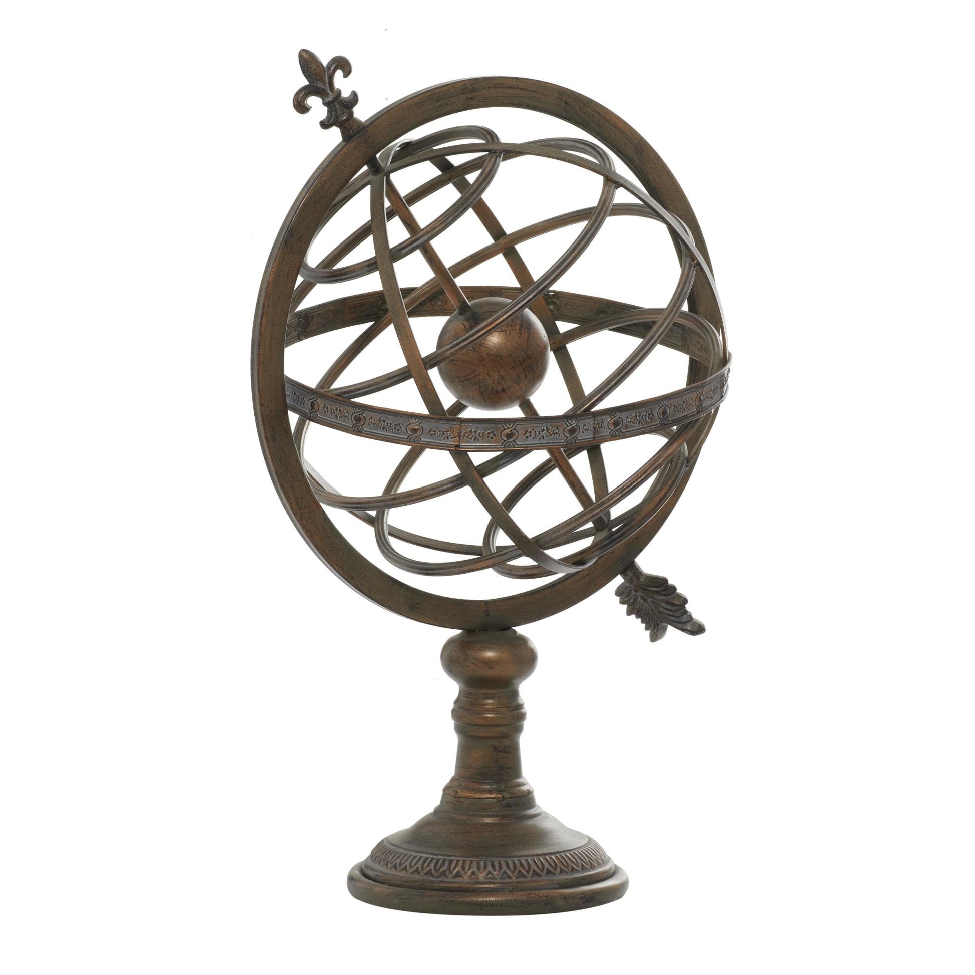 Compass Brass Metal Educational Globe