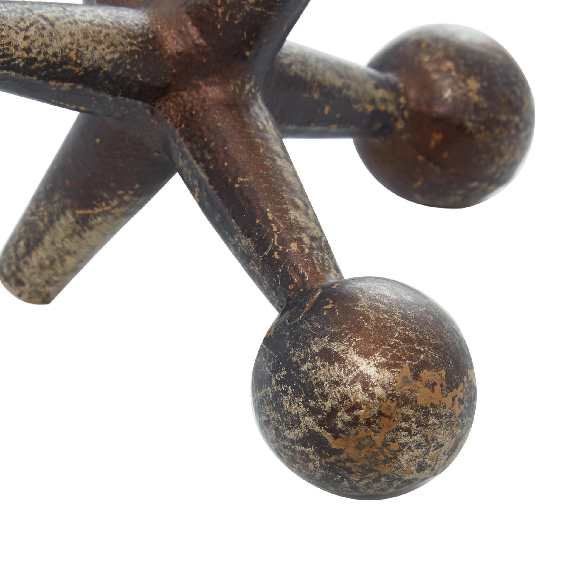 Set of 3 Jack Metal Decorative Sculpture Set of 3 5", 7", 9"W
