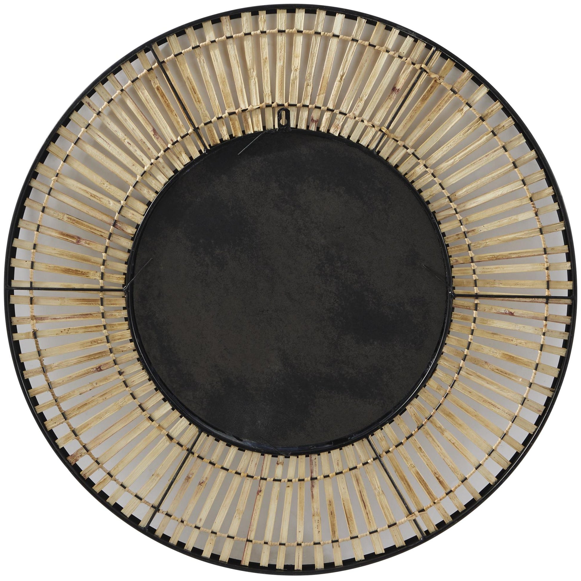 Tribal Brown Metal Handmade Woven Room Wall Mirror