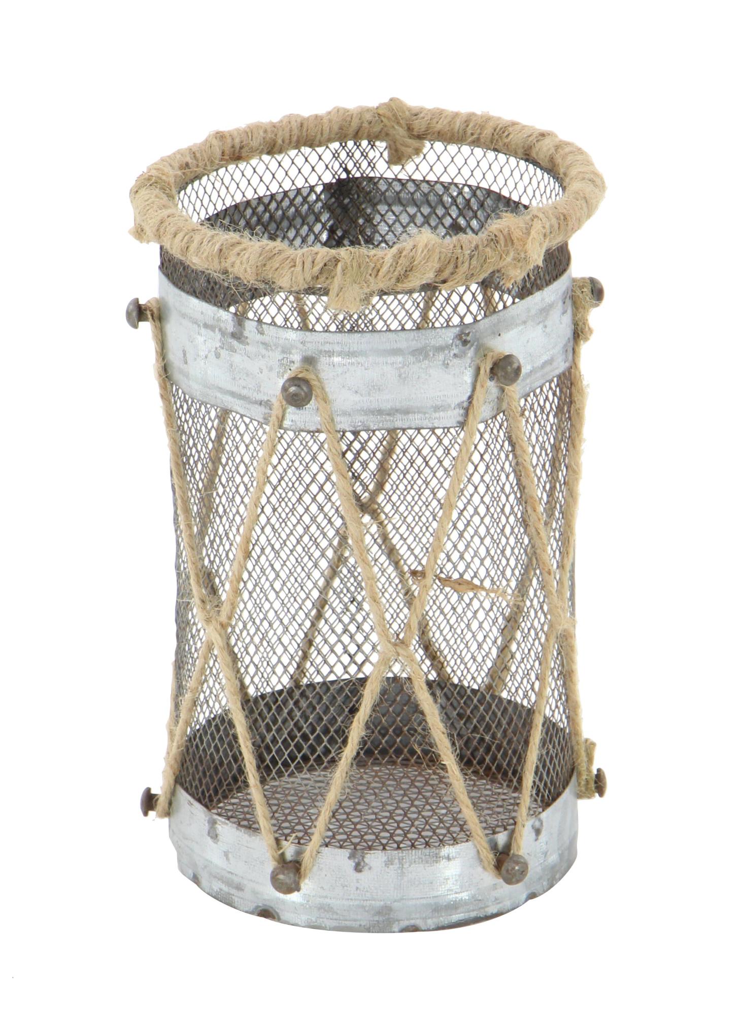 Set of 3 Silver Metal Decorative Indoor Outdoor Candle Lantern