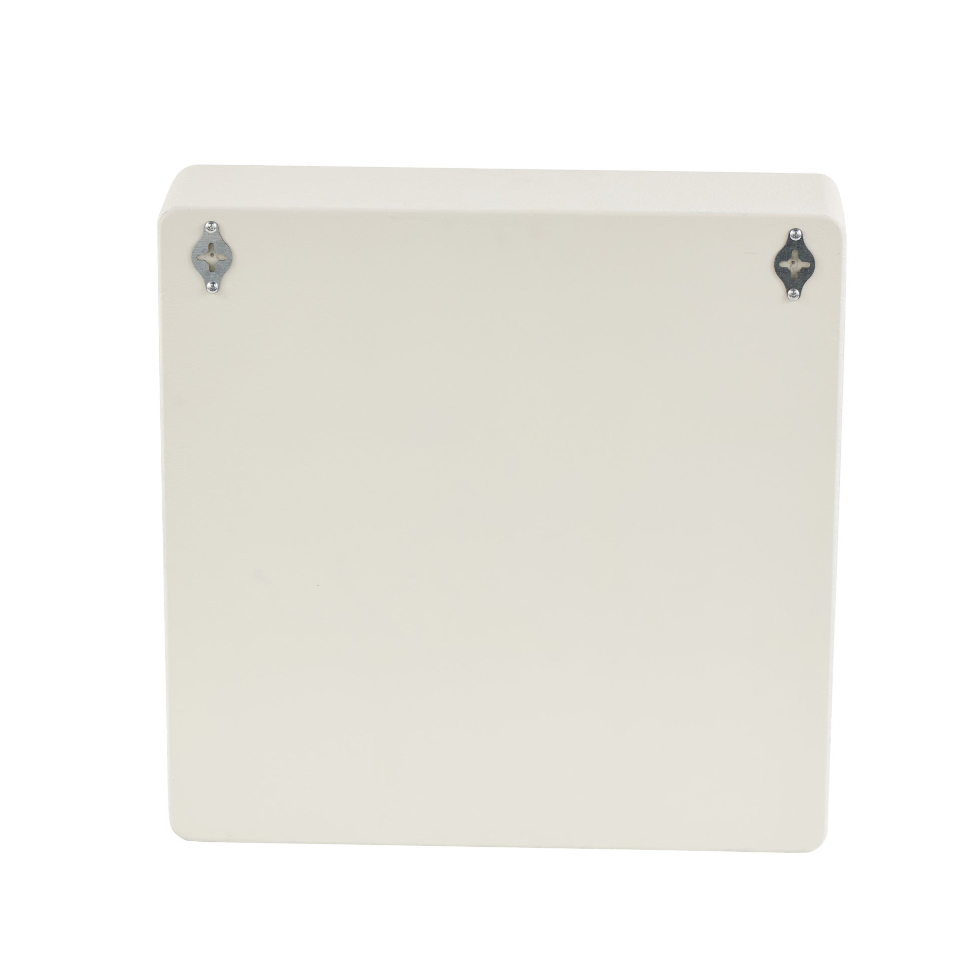 Geometric Wooden 9 Cubby Room Wall Shelf with Abstract Block Shapes