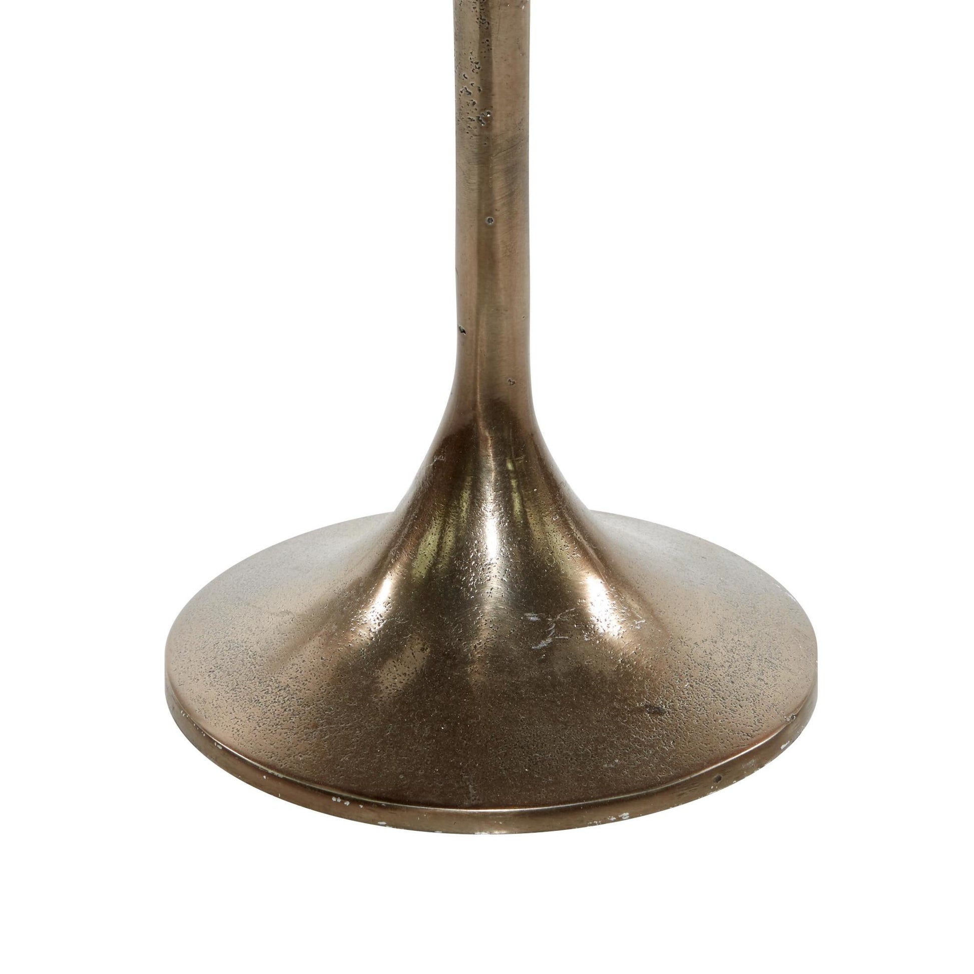 Set of 3 Aluminum Metal Tall Decorative Candle Holder