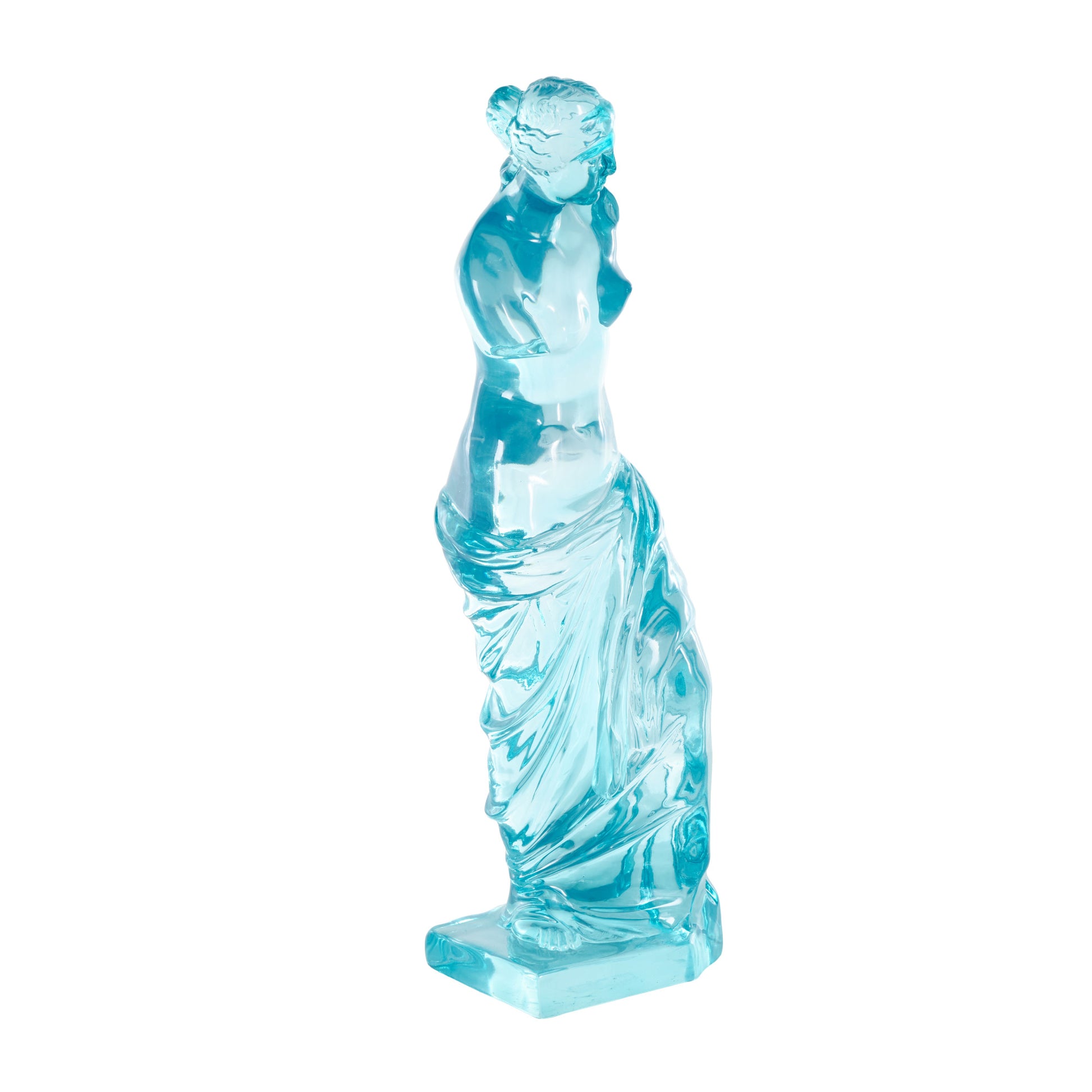 Woman Resin Tinted Decorative Sculpture