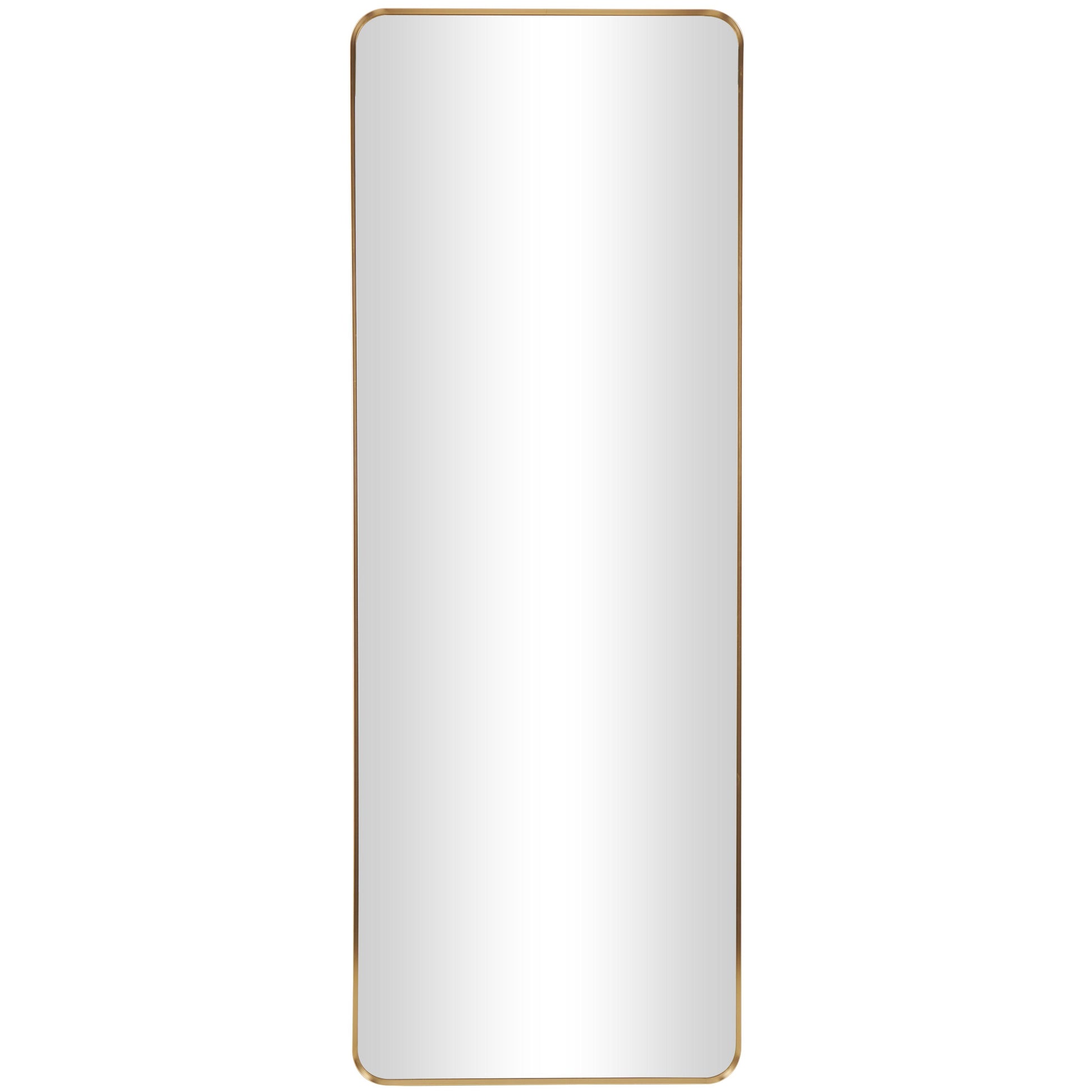 CosmoLiving by Cosmopolitan Gold Metal Room Wall Mirror with Thin Frame
