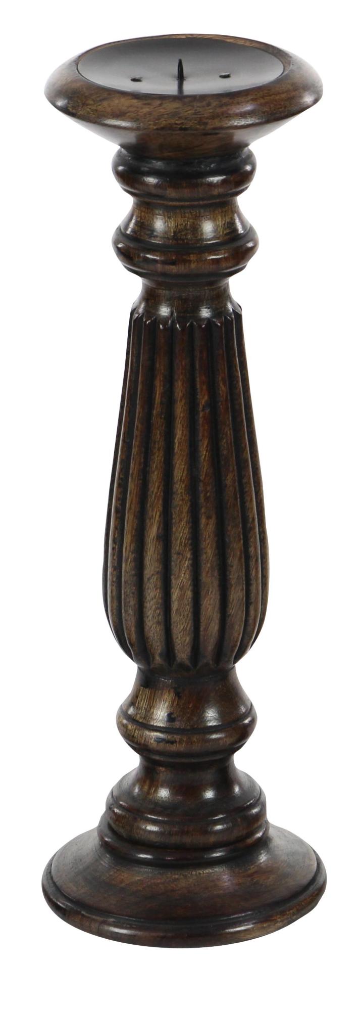 Set of 3 Mango Wood Decorative Candle Holder