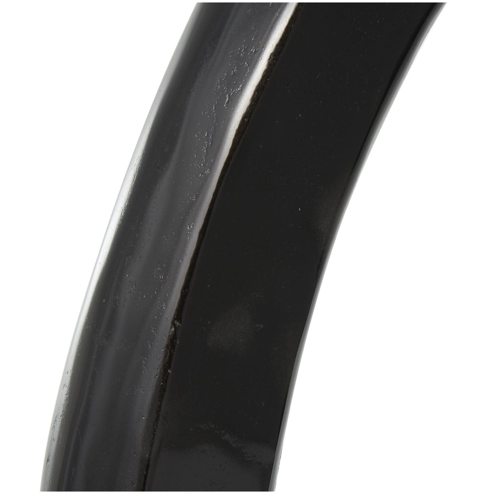 Abstract Aluminum Metal Tall Looped Floor Decorative Sculpture with Black Marble Base