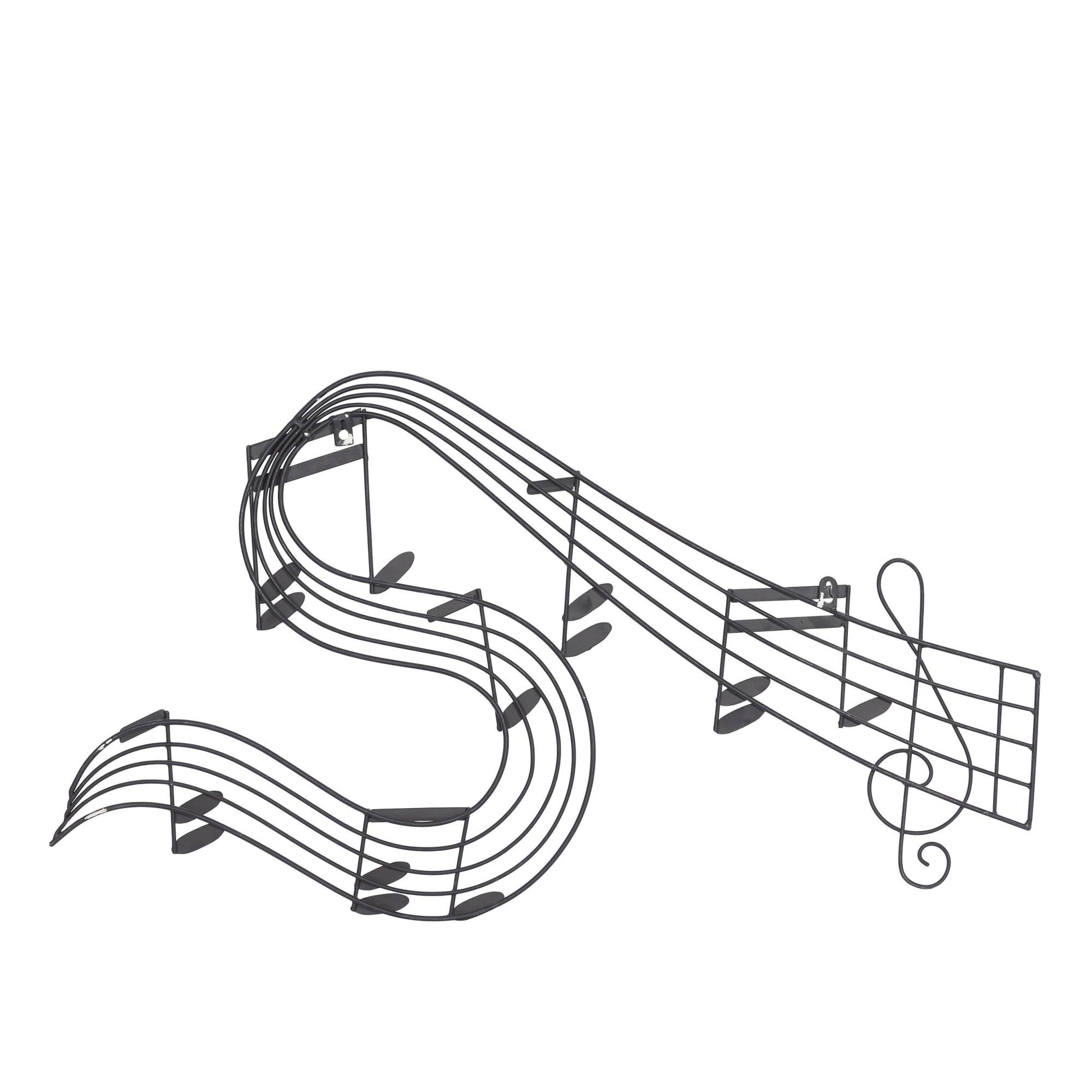 Musical Notes Black Metal Notes Home Wall Decor