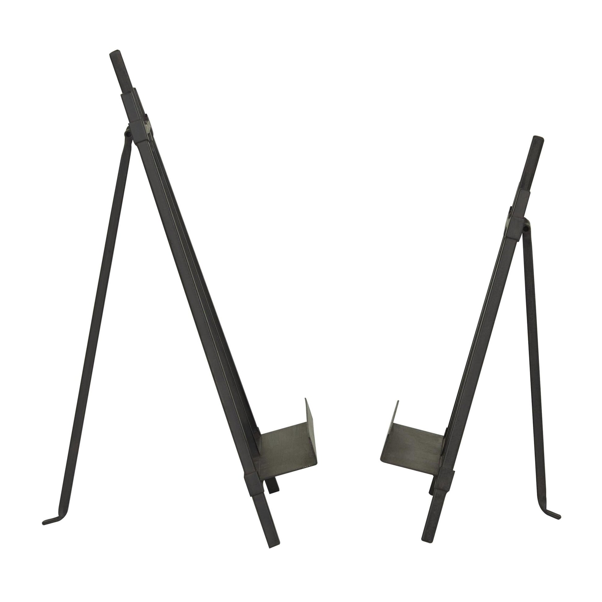 Set of 2 Metal Display Easel with Foldable Stand