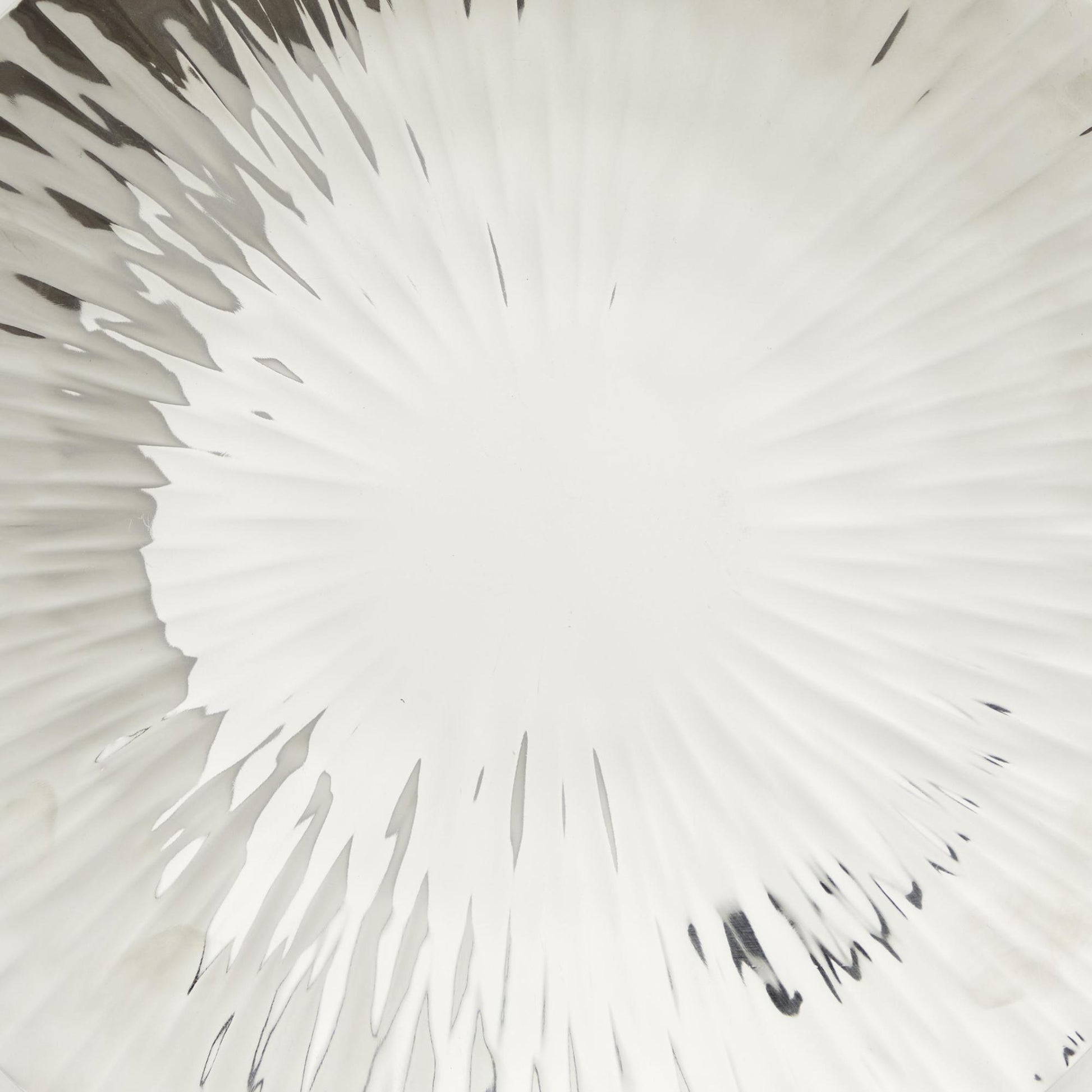 Set of 9 Plate Silver Stainless Steel Metal Home Wall Decor with Hammered Design