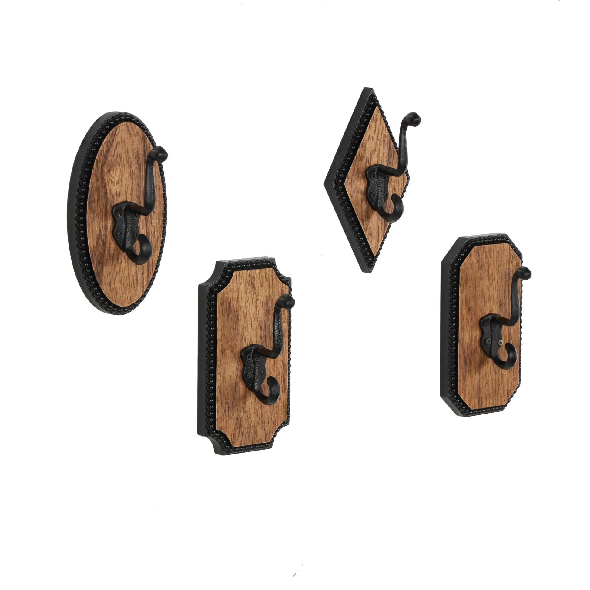Brown Wooden Vintage Inspired Home Wall Hook