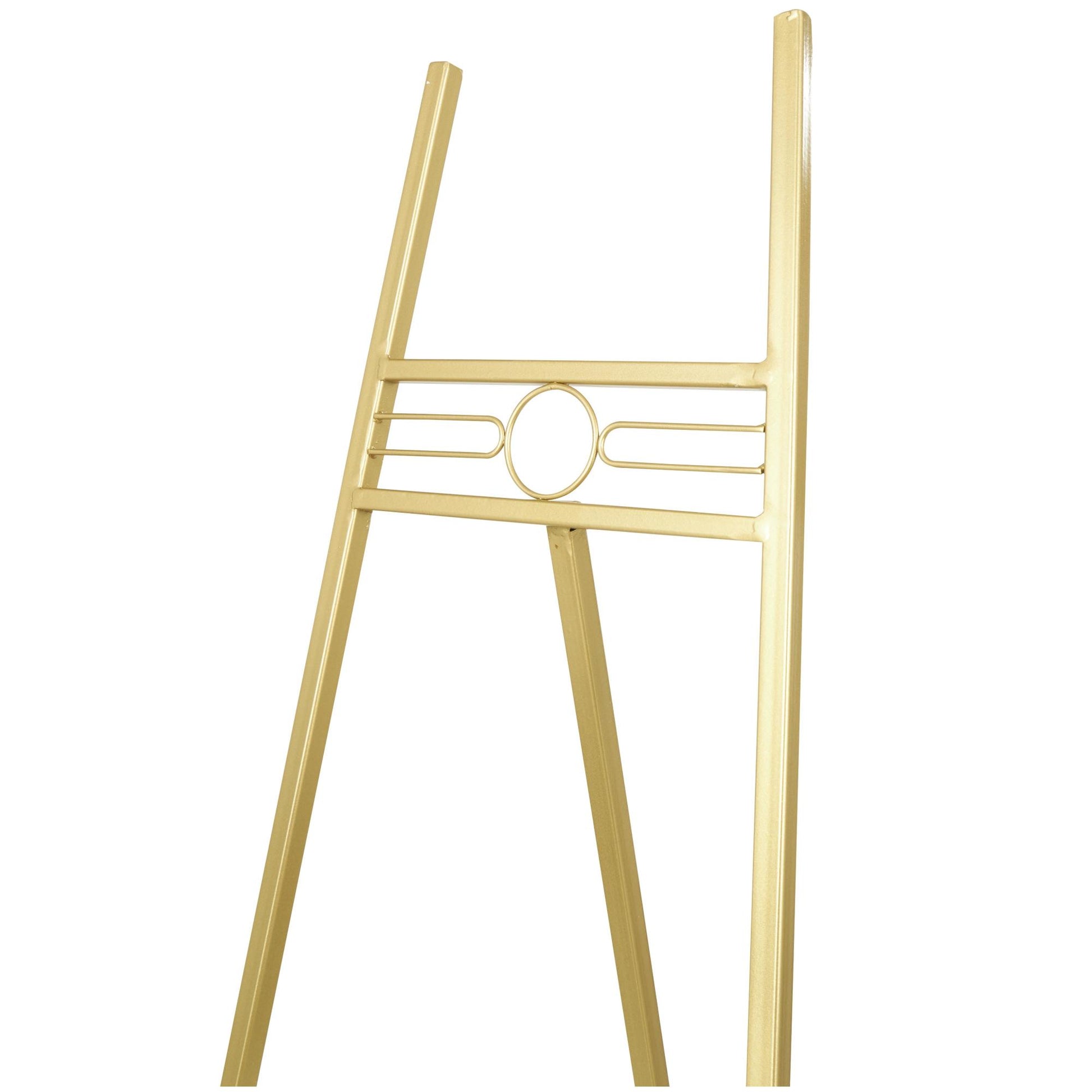 Geometric Metal 3 Tier Display Easel with Chain Support