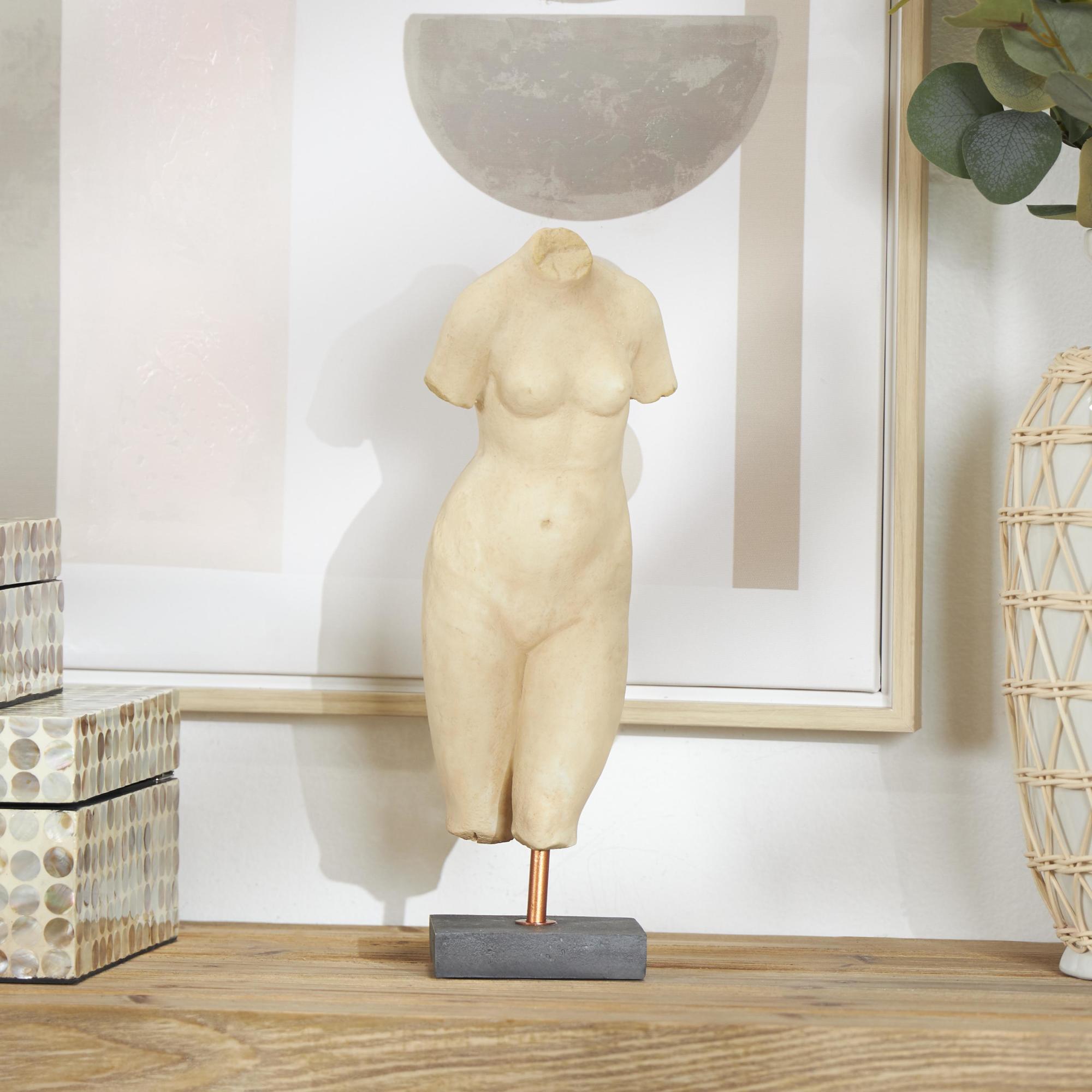 Woman Polystone Decorative Sculpture