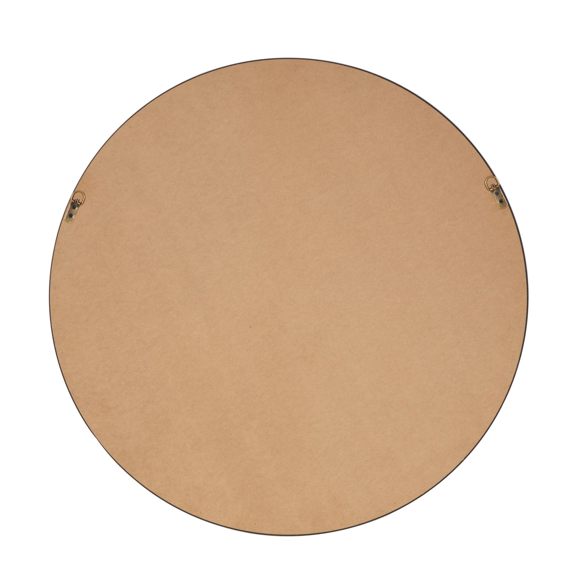Metal Room Wall Mirror with Gold Inner Frame