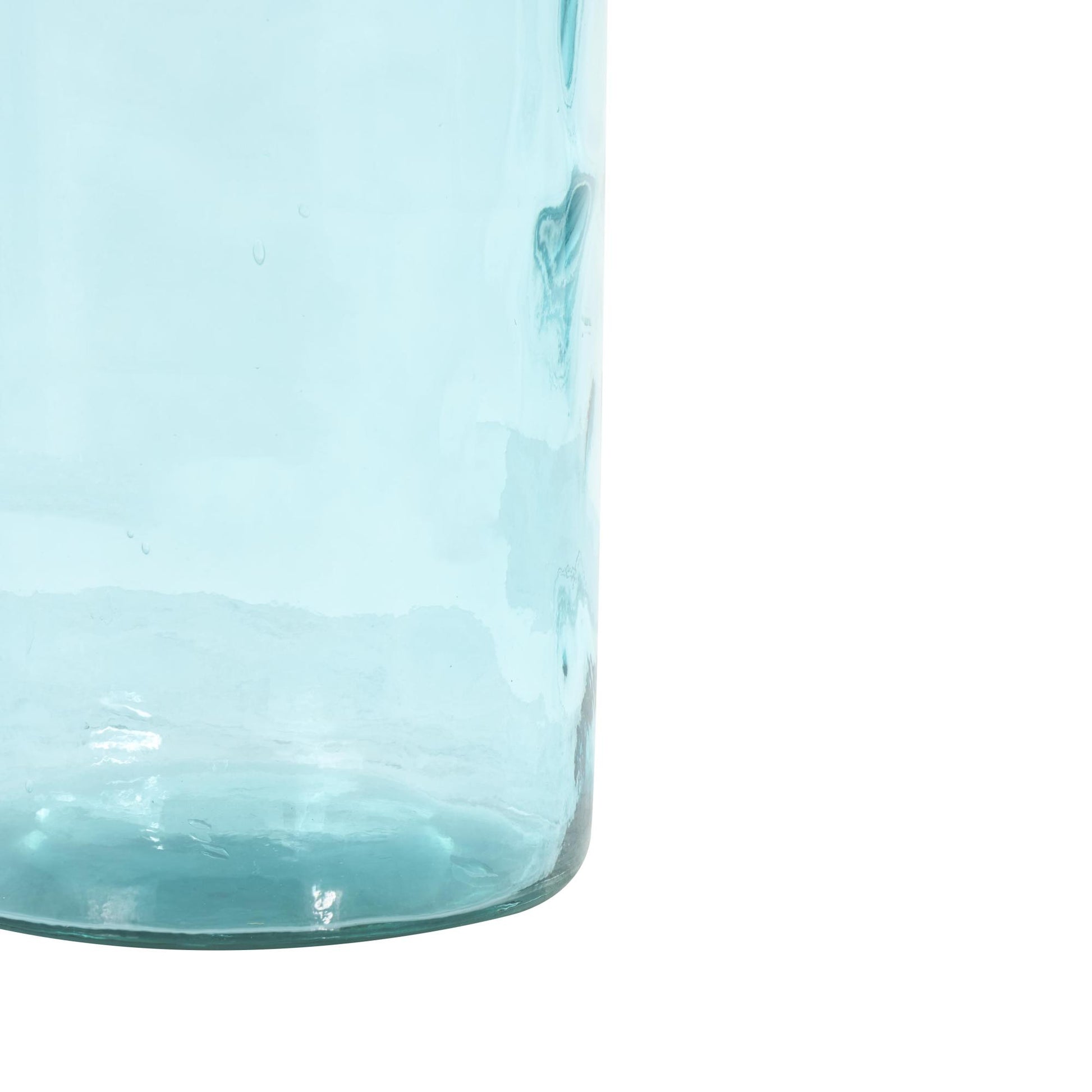 Recycled Glass Handmade Spanish Decorative Vase 8" x 8" x 40"
