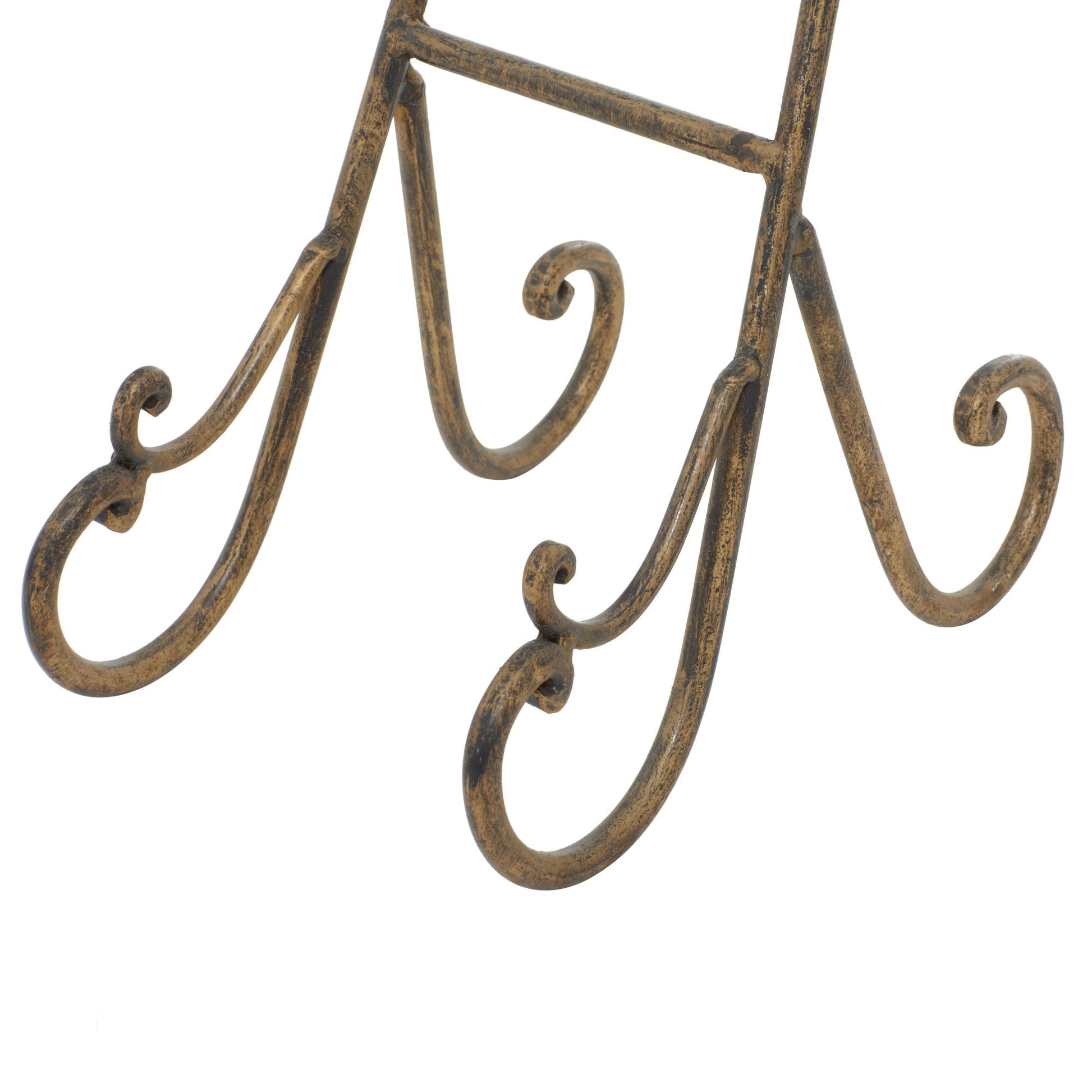 Metal Scroll Display Easel 7" x 10" x 19"