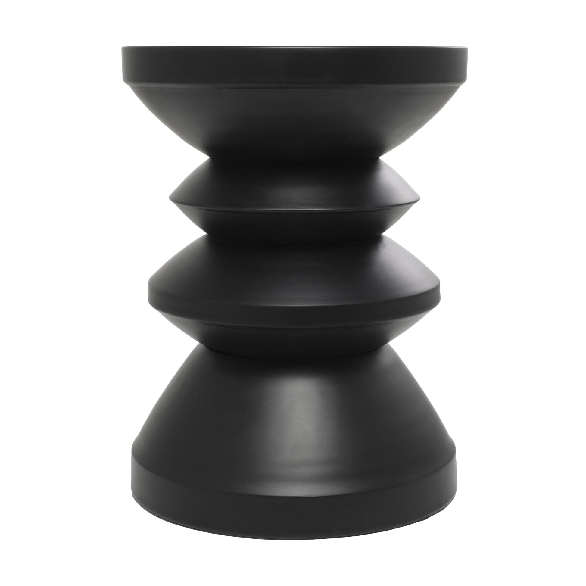 Geometric Metal Art Deco Inspired Side End Accent Table