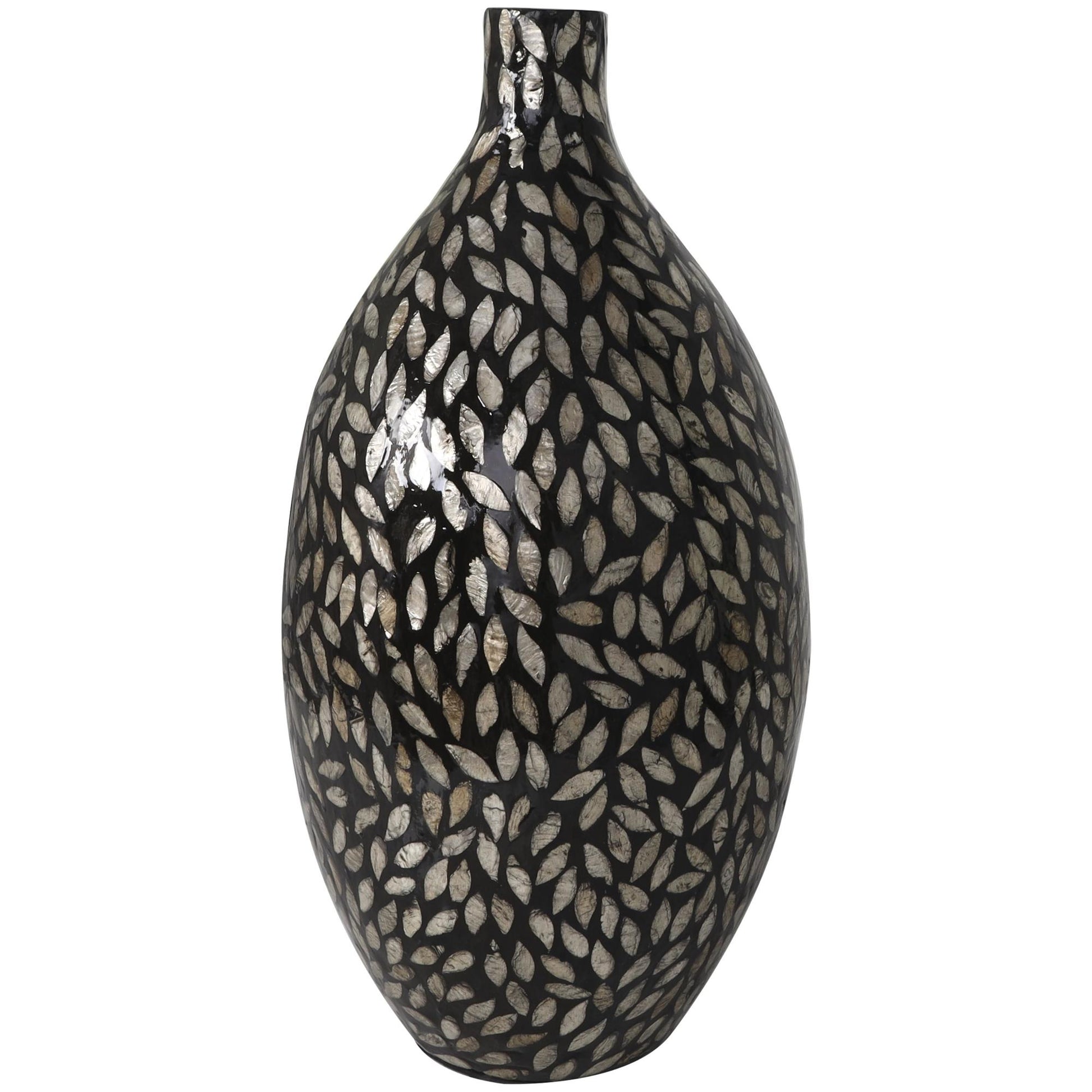 Mother of Pearl Shell Handmade Mosaic Inspired Decorative Vase