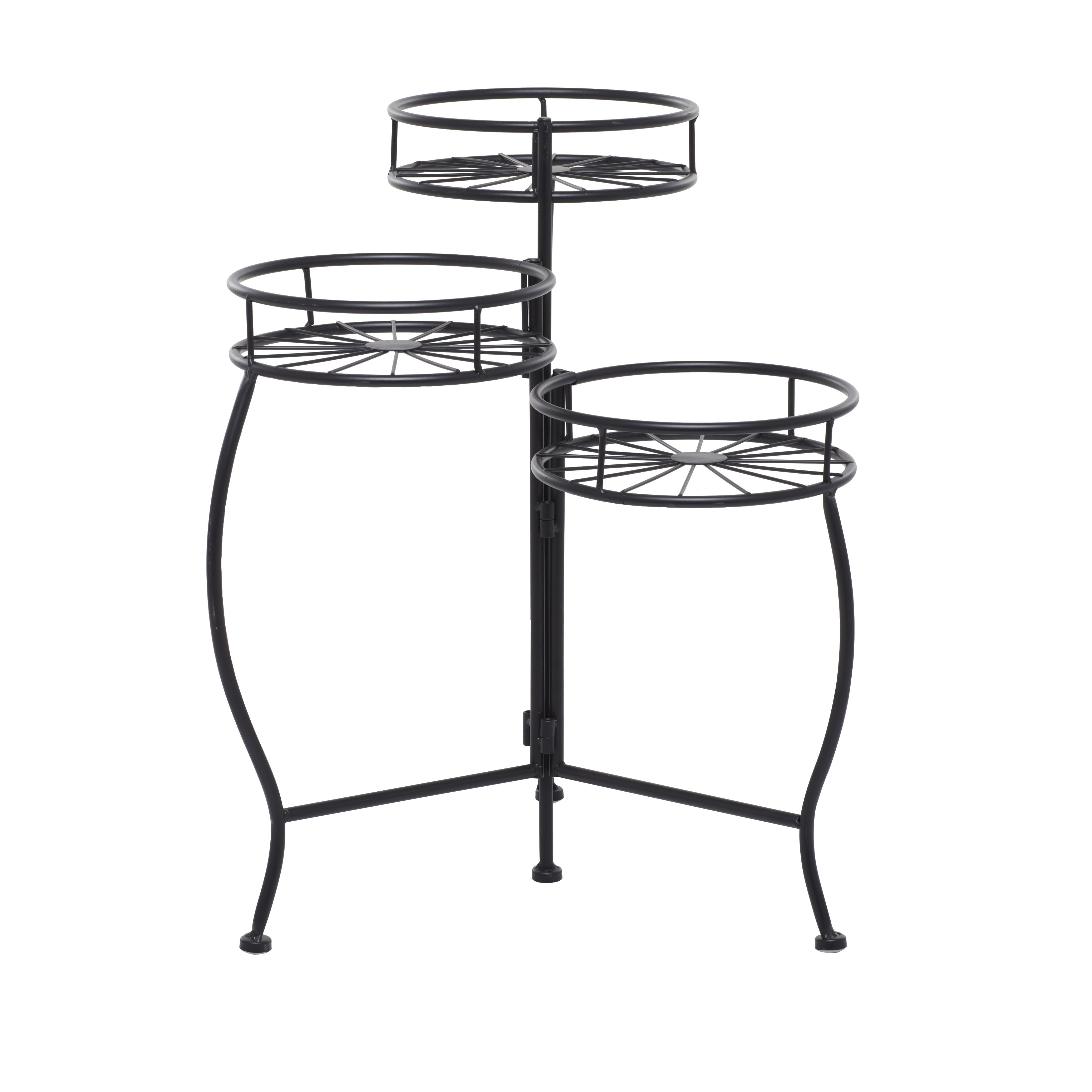 Starburst Metal 3 Tier Indoor Outdoor Plantstand
