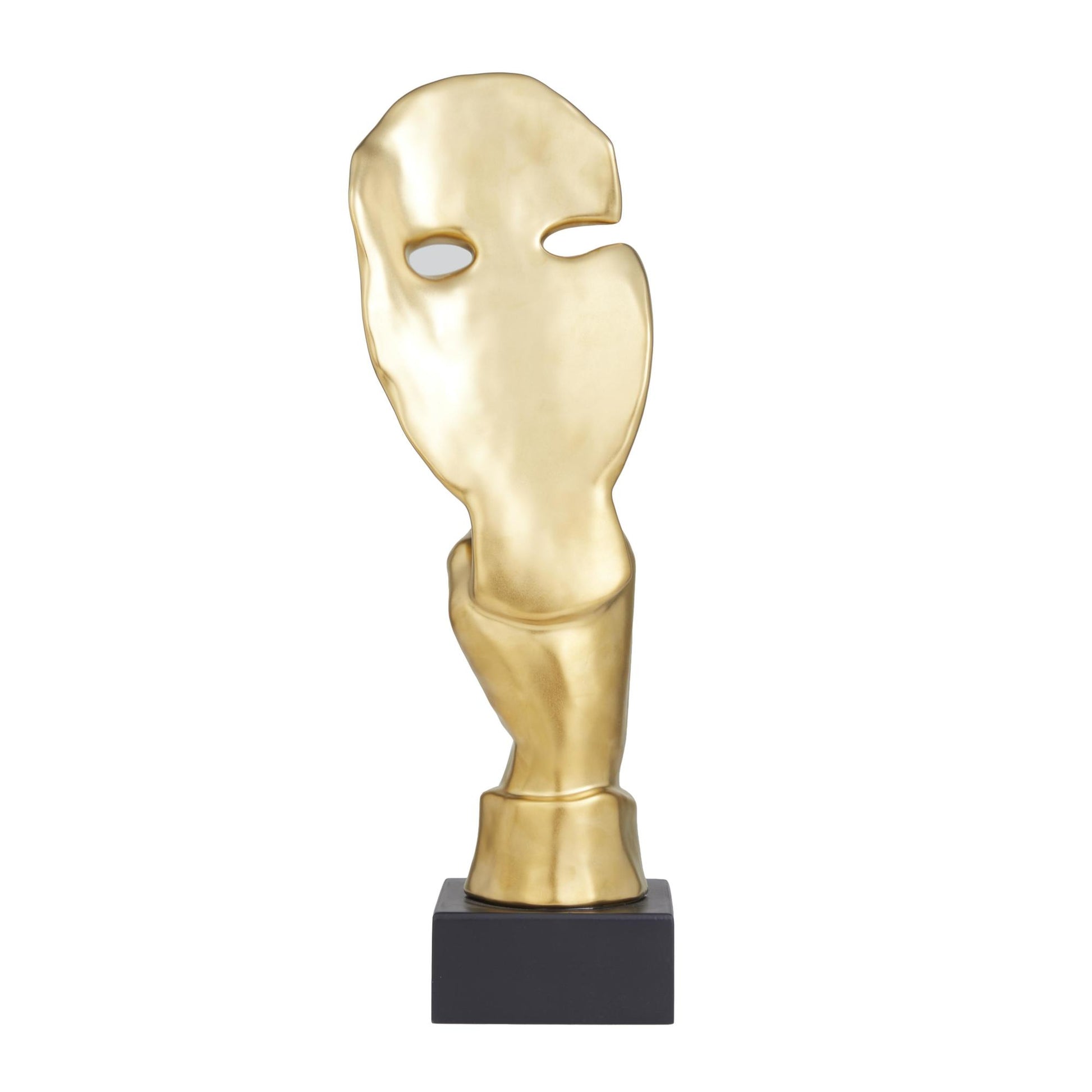 Mask Porcelain Ceramic Quiet Gesture Decorative Sculpture