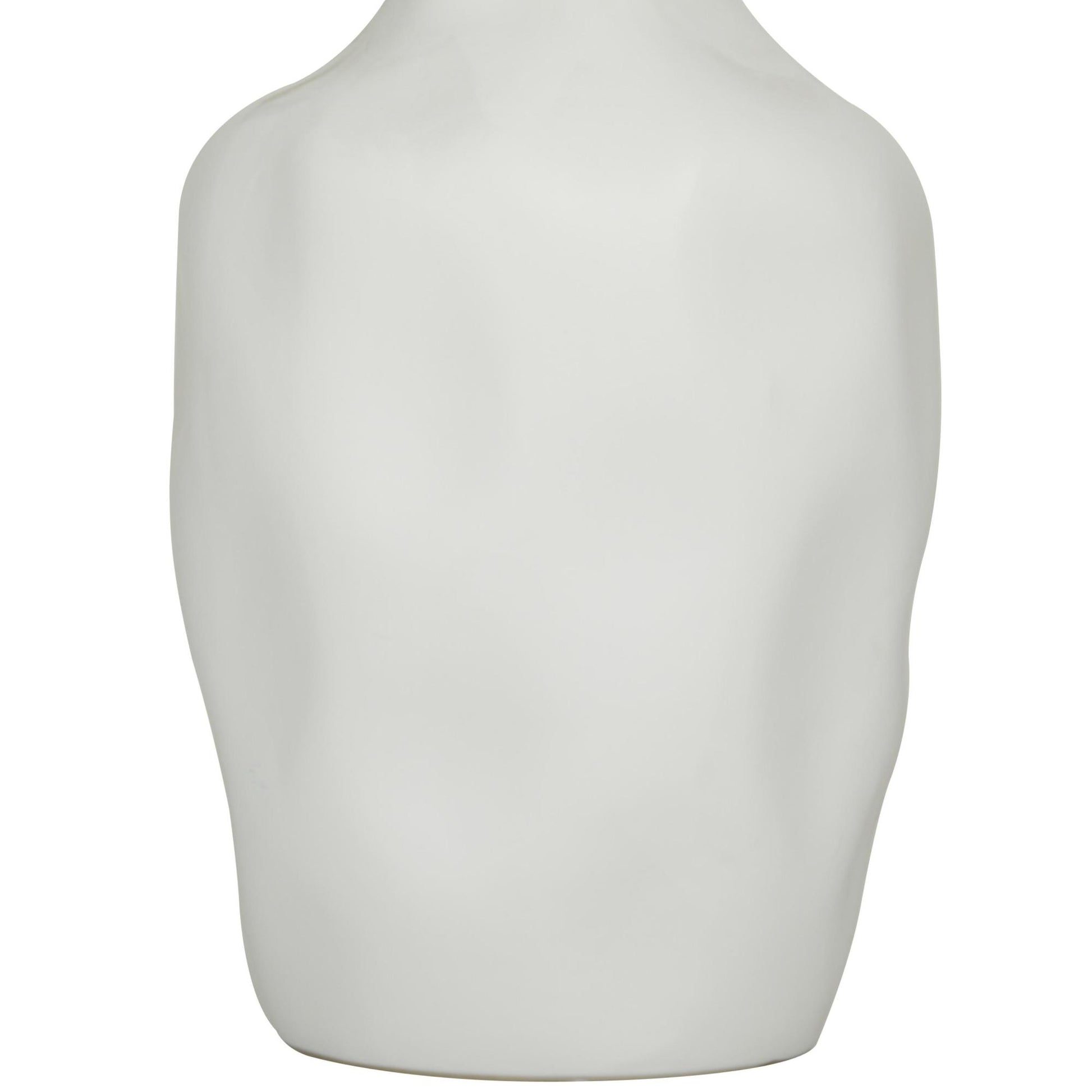 CosmoLiving by Cosmopolitan Abstract Ceramic Faceted Decorative Vase