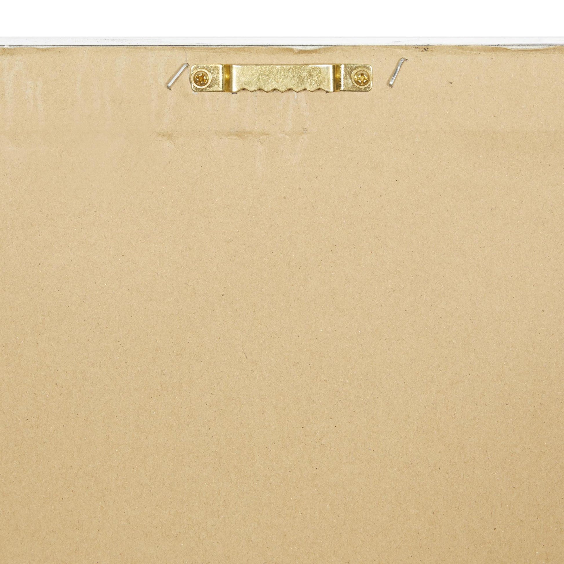 Abstract Brown Canvas Living Room Framed Wall Art with Silver Frame