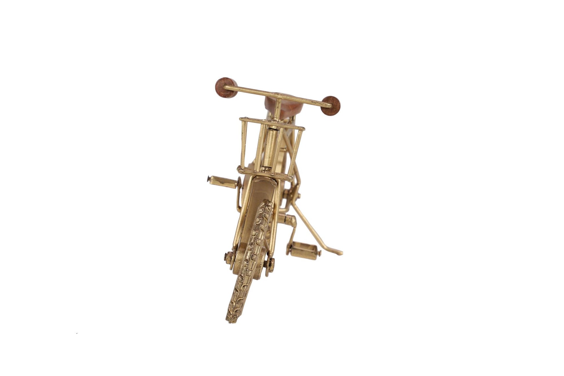 Bike Gold Metal Decorative Sculpture