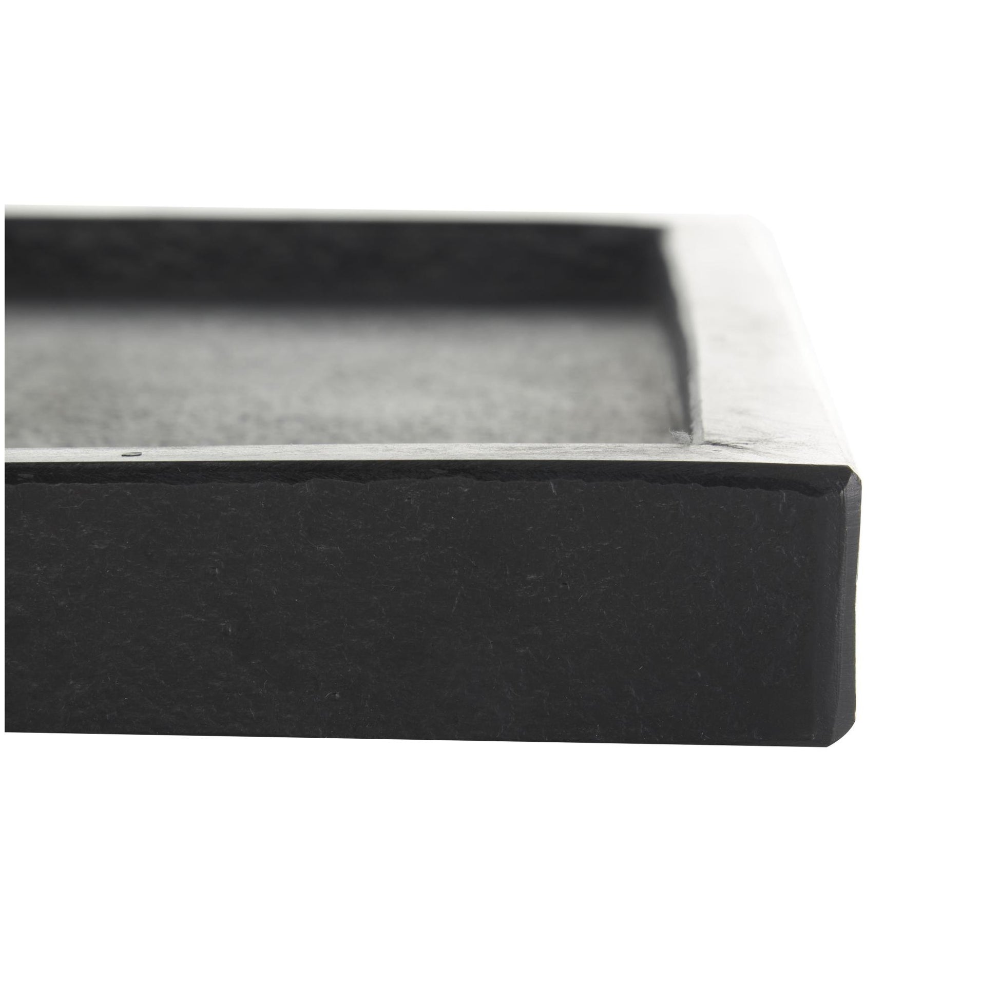 Set of 2 Marble Minimalistic Textured Square Living Room Decor Tray Set of 2 10", 8"W