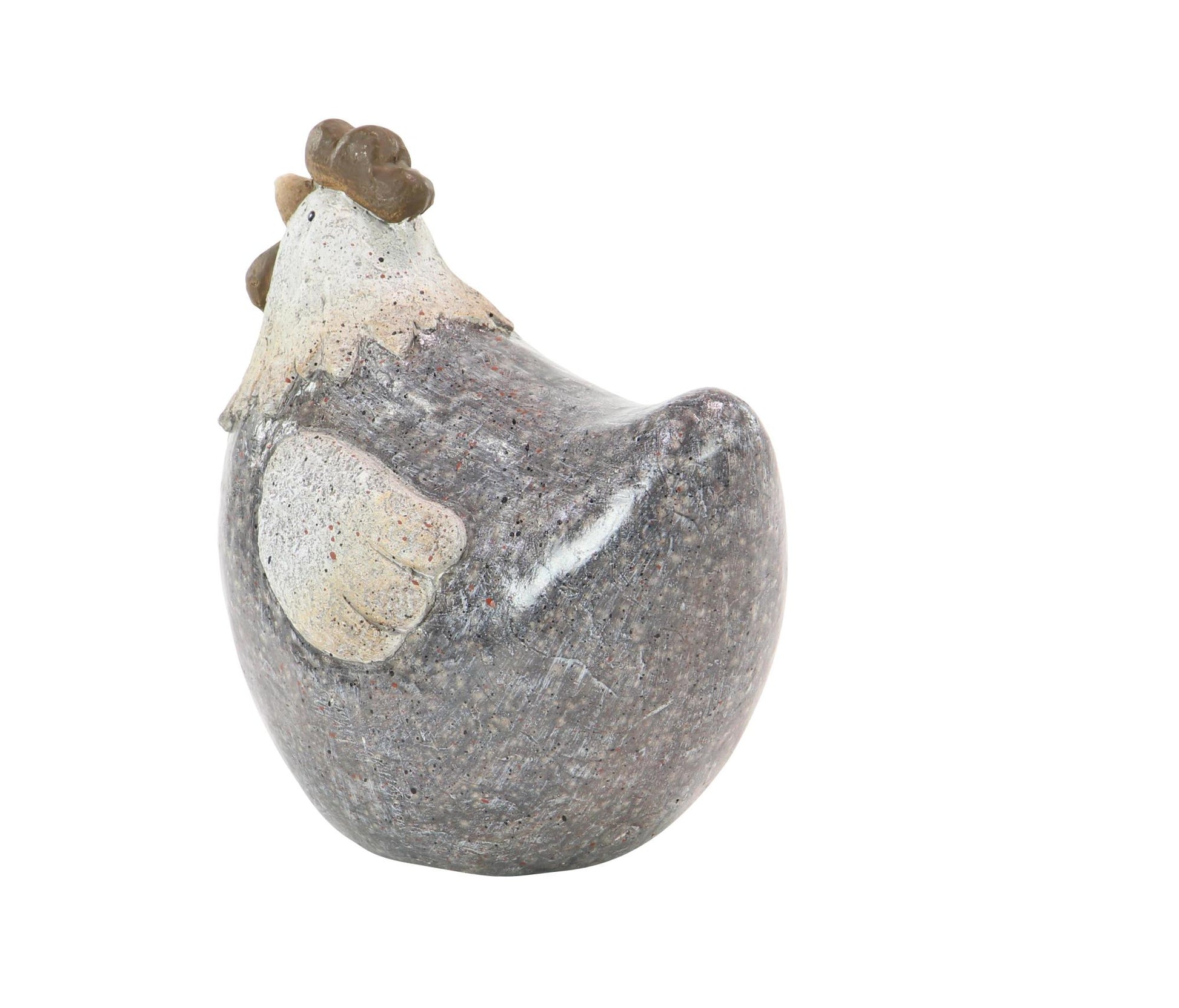 Gray Polystone Indoor Outdoor Decorative Garden Sculpture