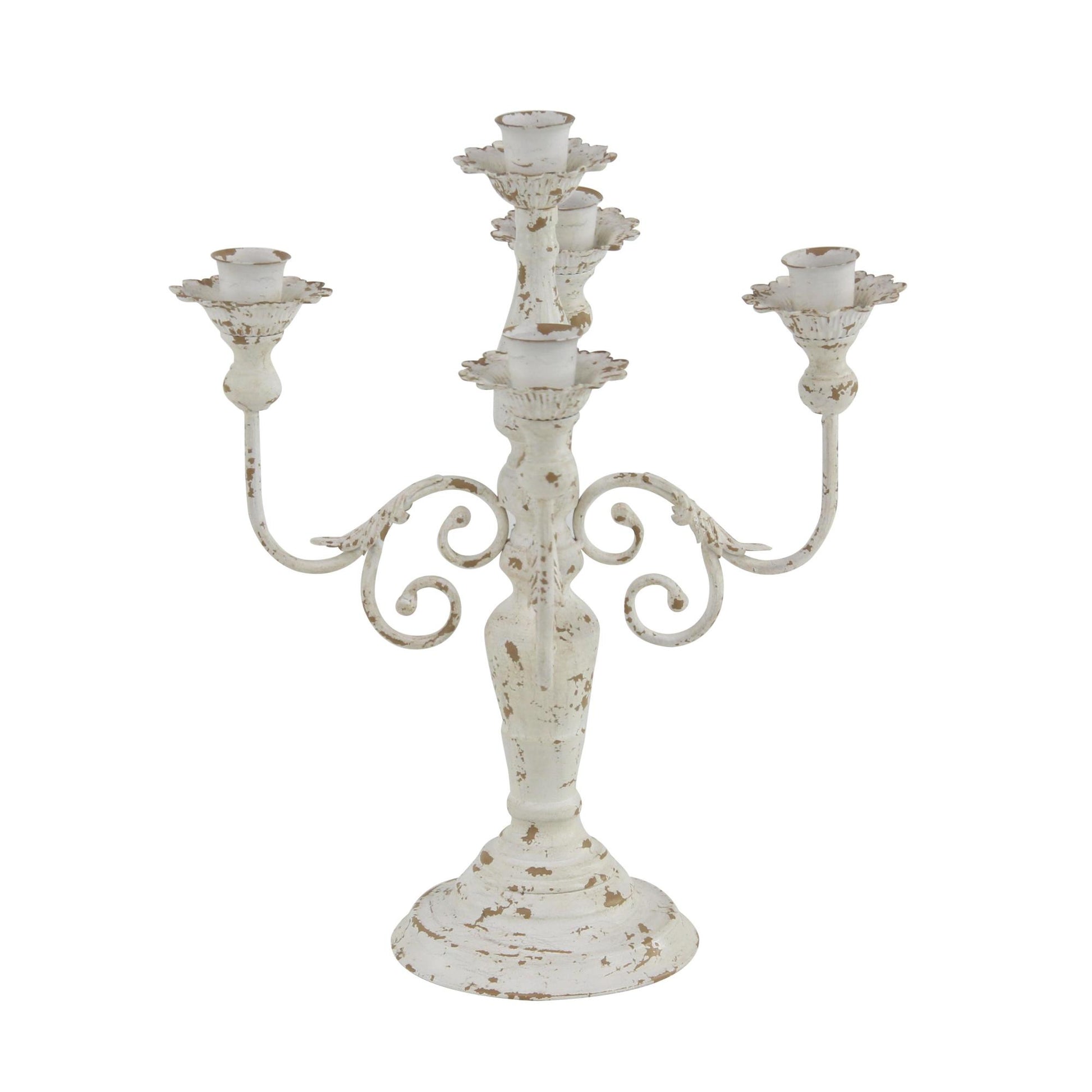 Scroll Metal Decorative Candelabra