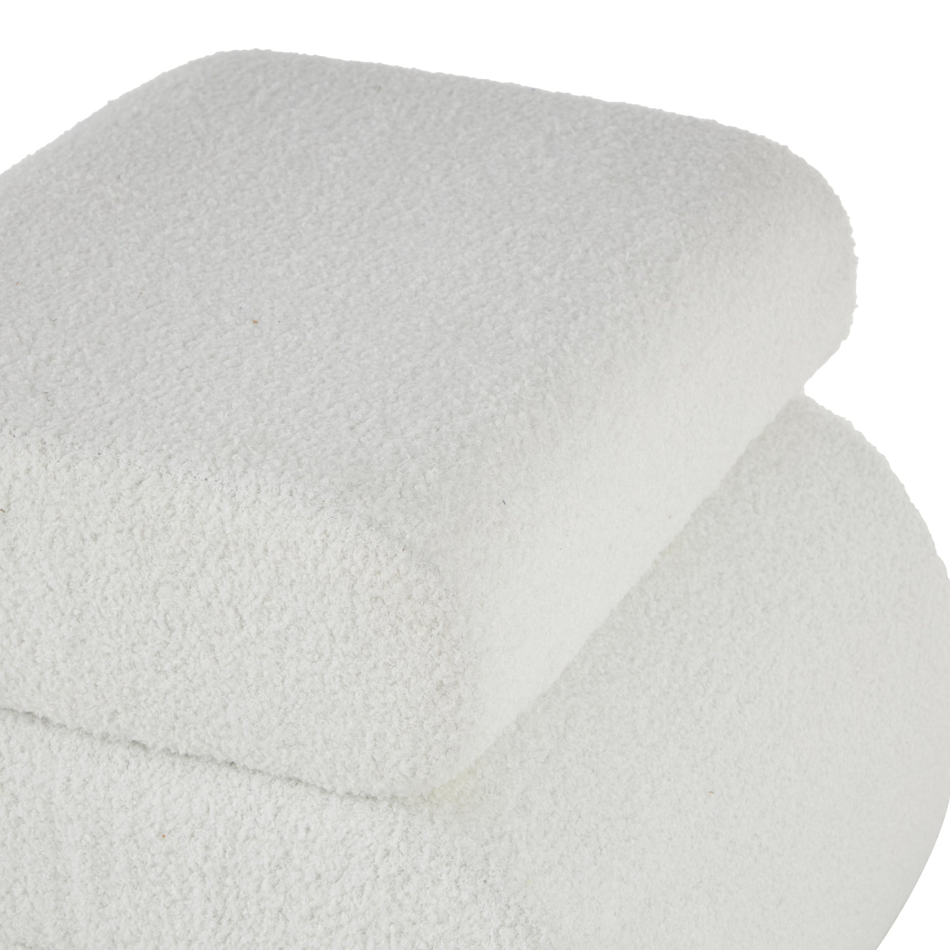 Polyester S- Shaped Room Ottoman with Connected Arches