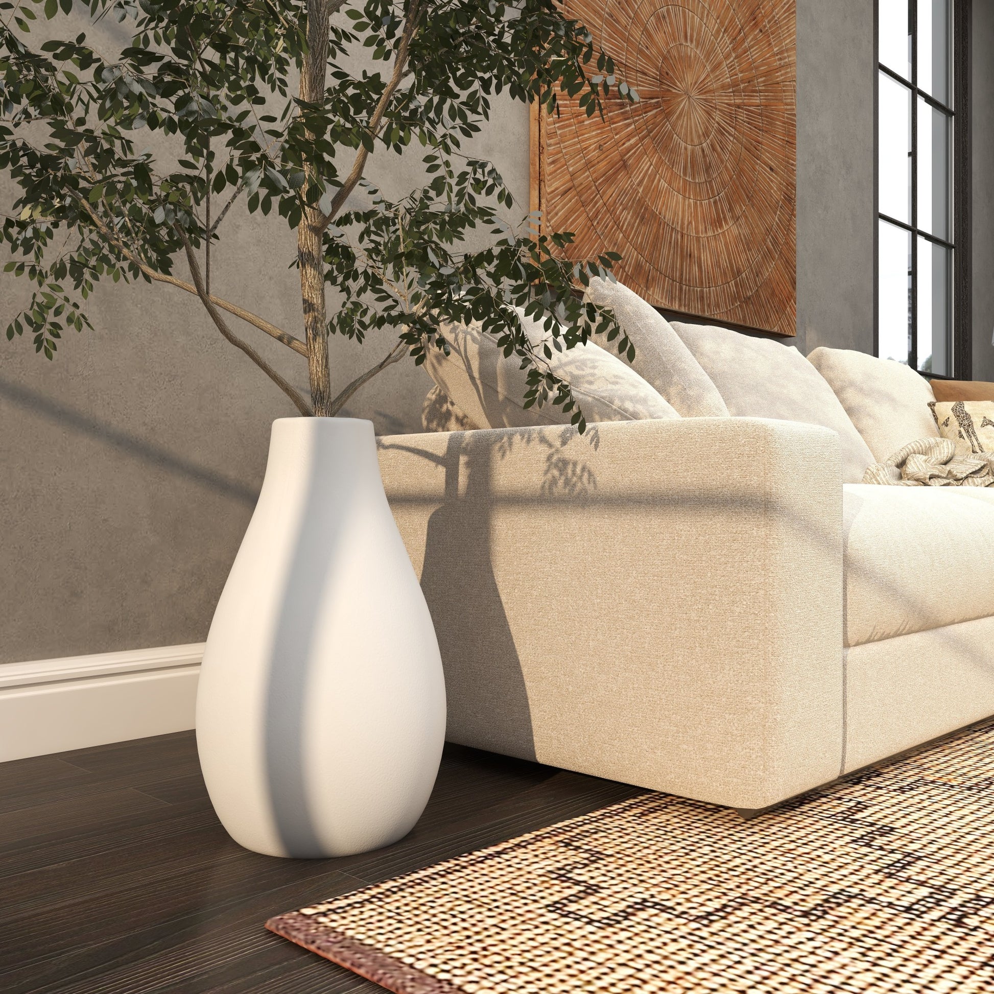 Ceramic Matte Decorative Vase
