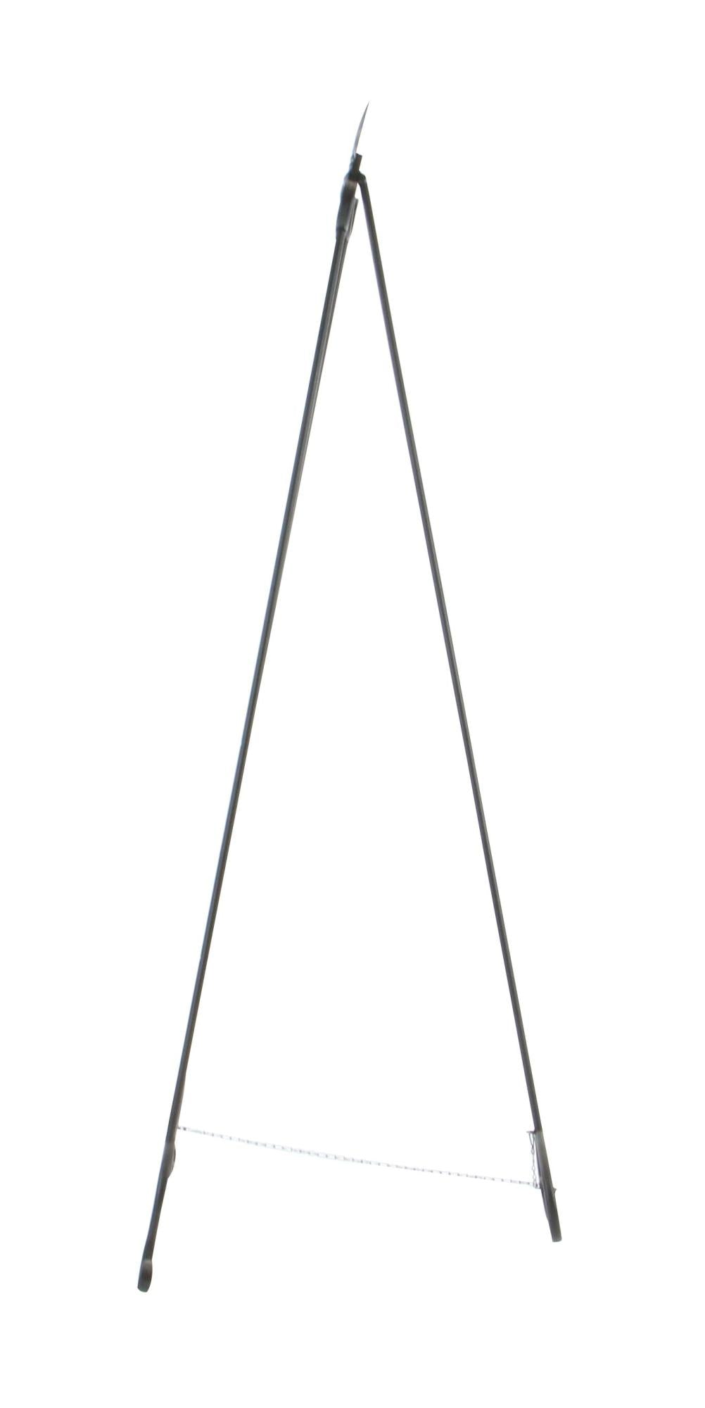Scroll Black Metal Extra Large Adjustable 3 Tier Display Easel with Chain Support