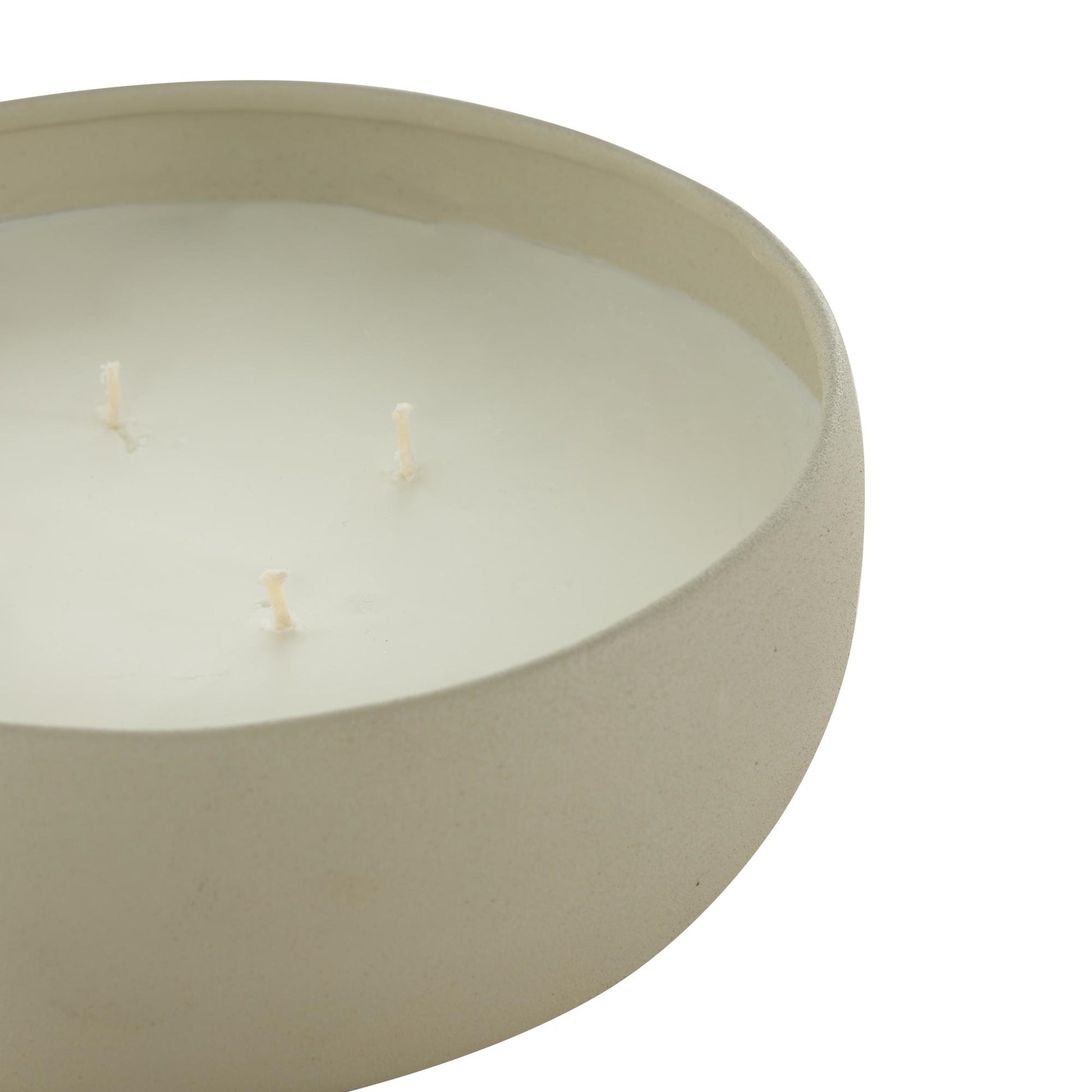 Metal Tangerine Splash Scented Textured 34oz 4 Wick Decorative Candle with White Wax