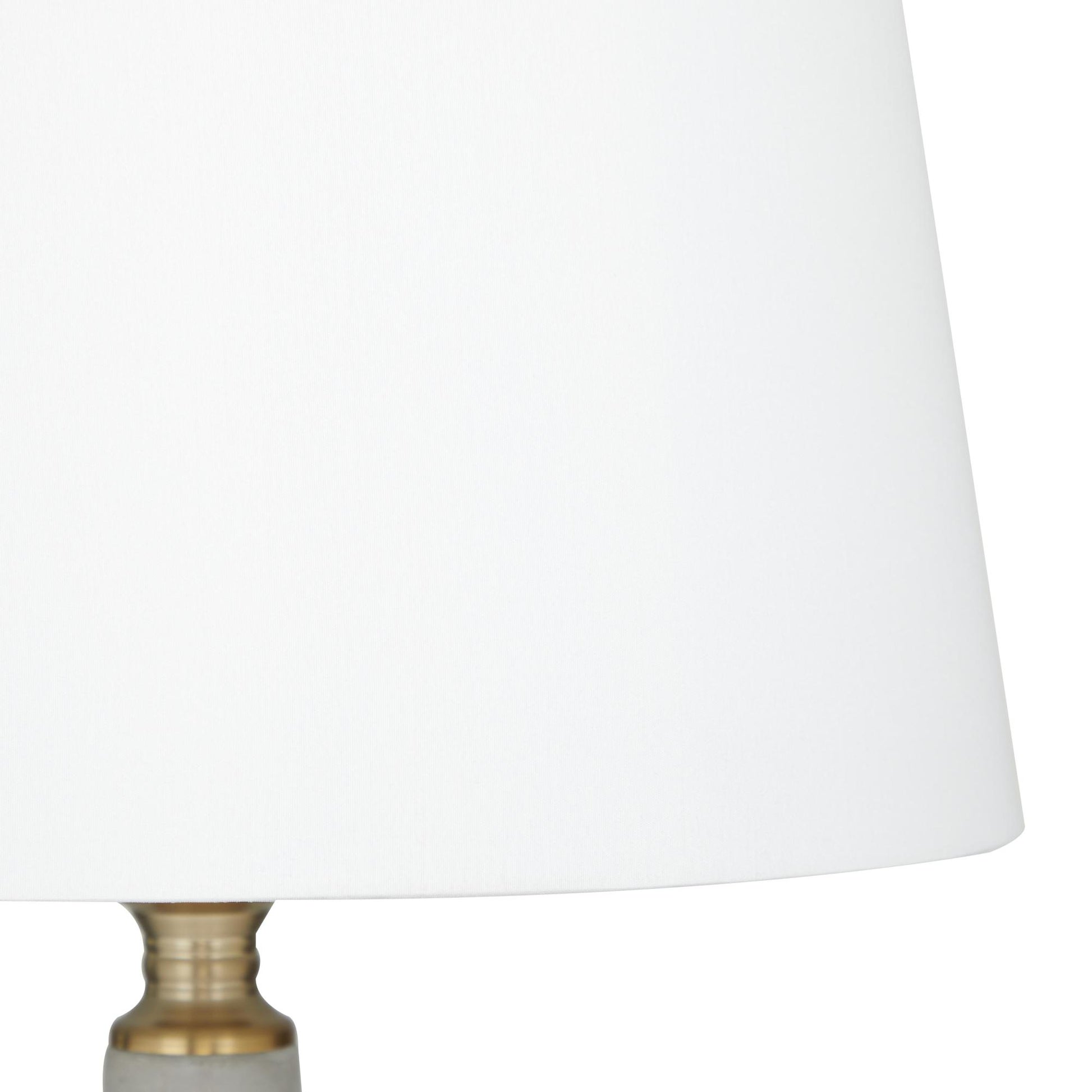 Gray Cement Stone Room Table Lamp