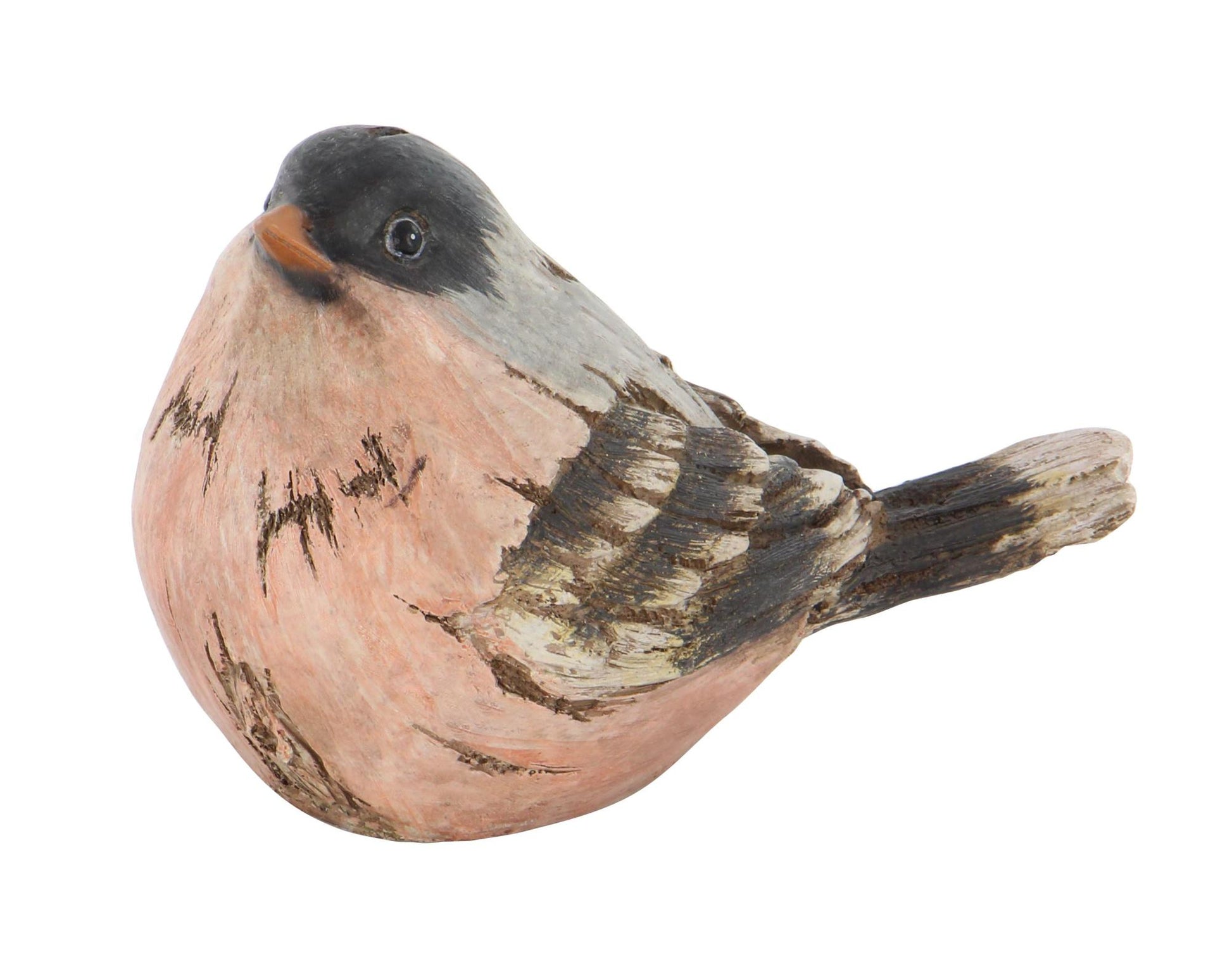 Set of 4 Bird Multi Colored Polystone Decorative Sculpture