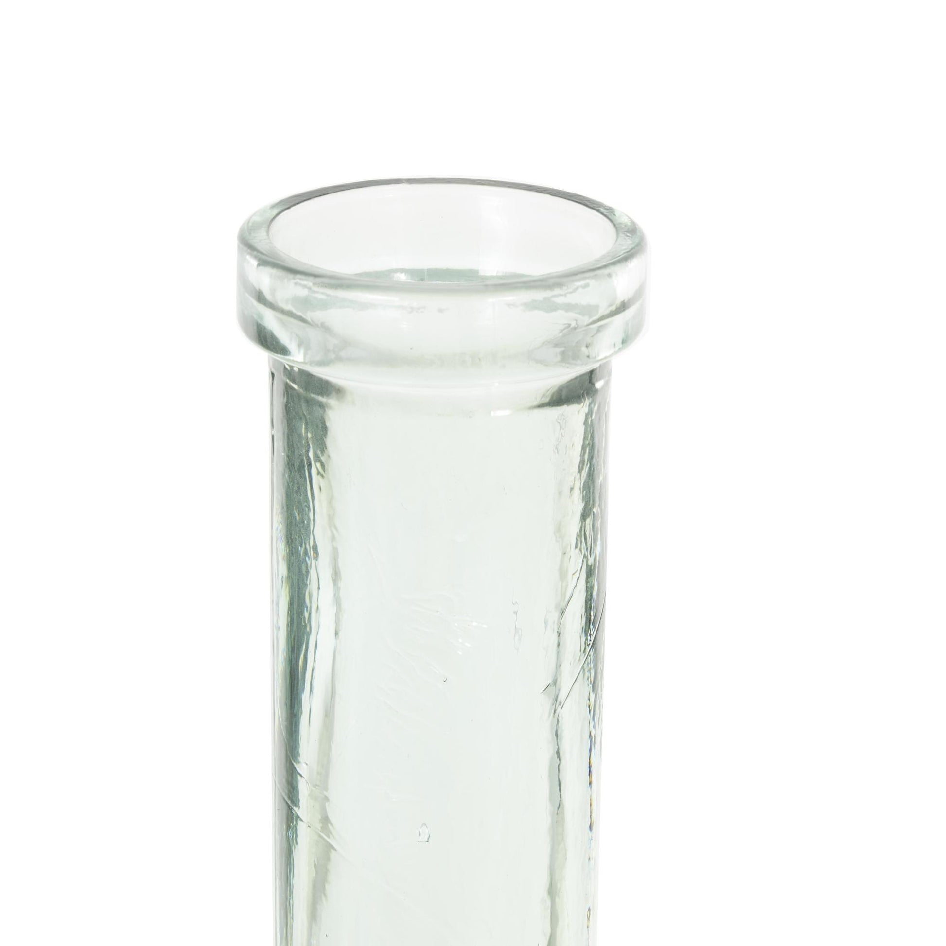 Recycled Glass Handmade Spanish Decorative Vase 8" x 8" x 40"