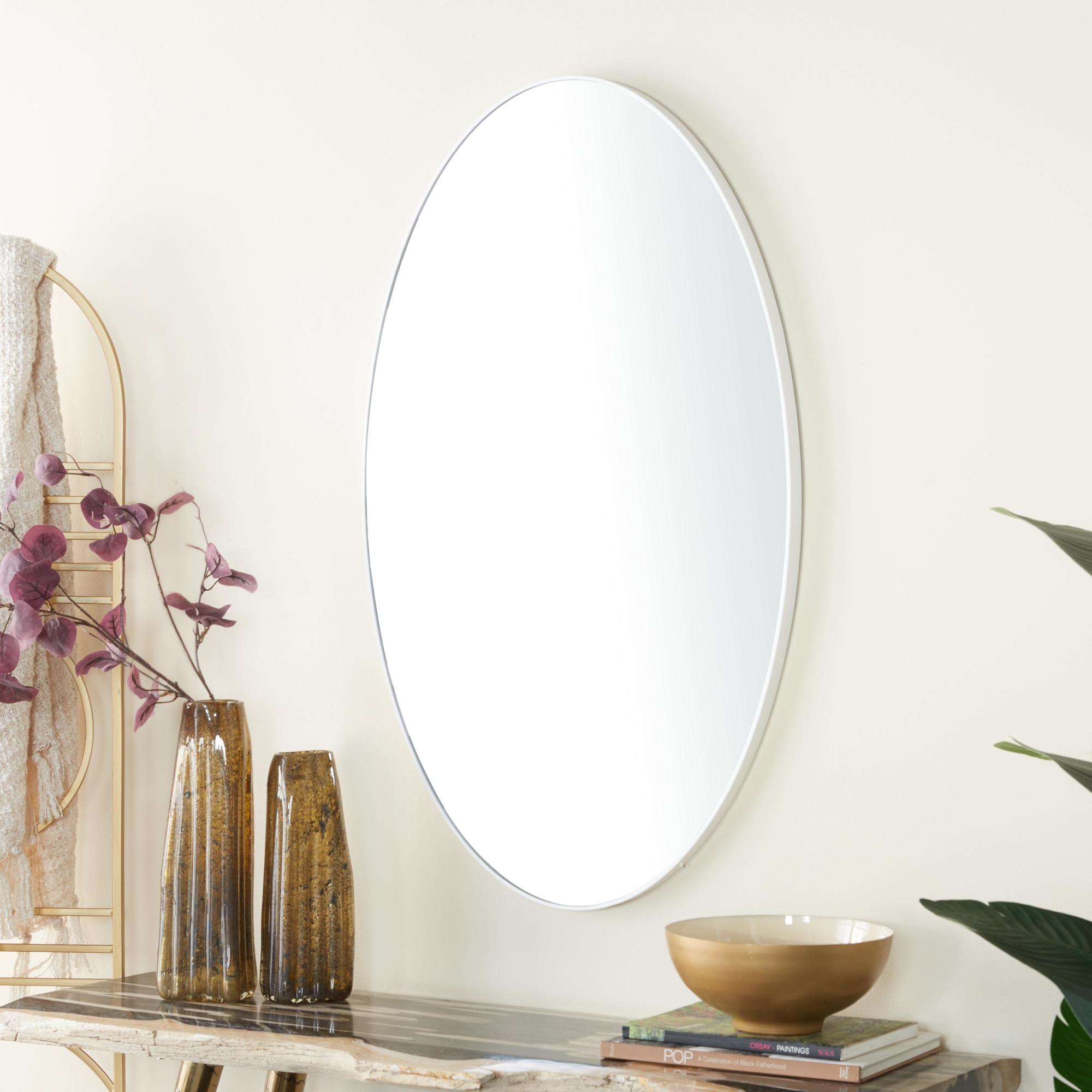 Wooden Room Wall Mirror with Thin Frame