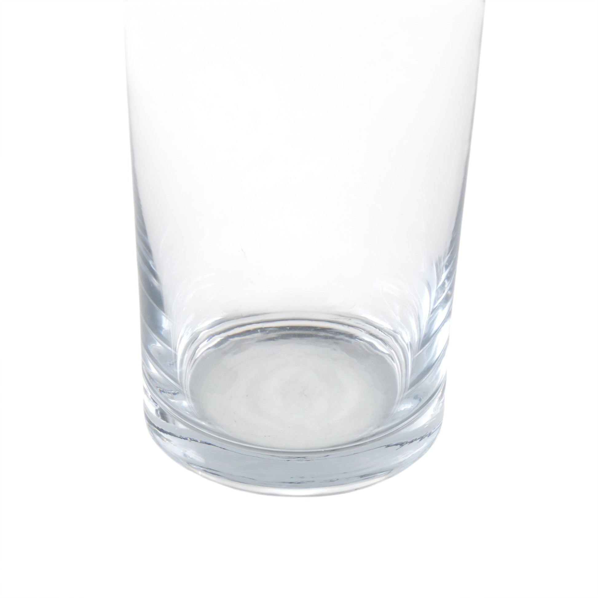 Clear Glass Tall Decorative Vase
